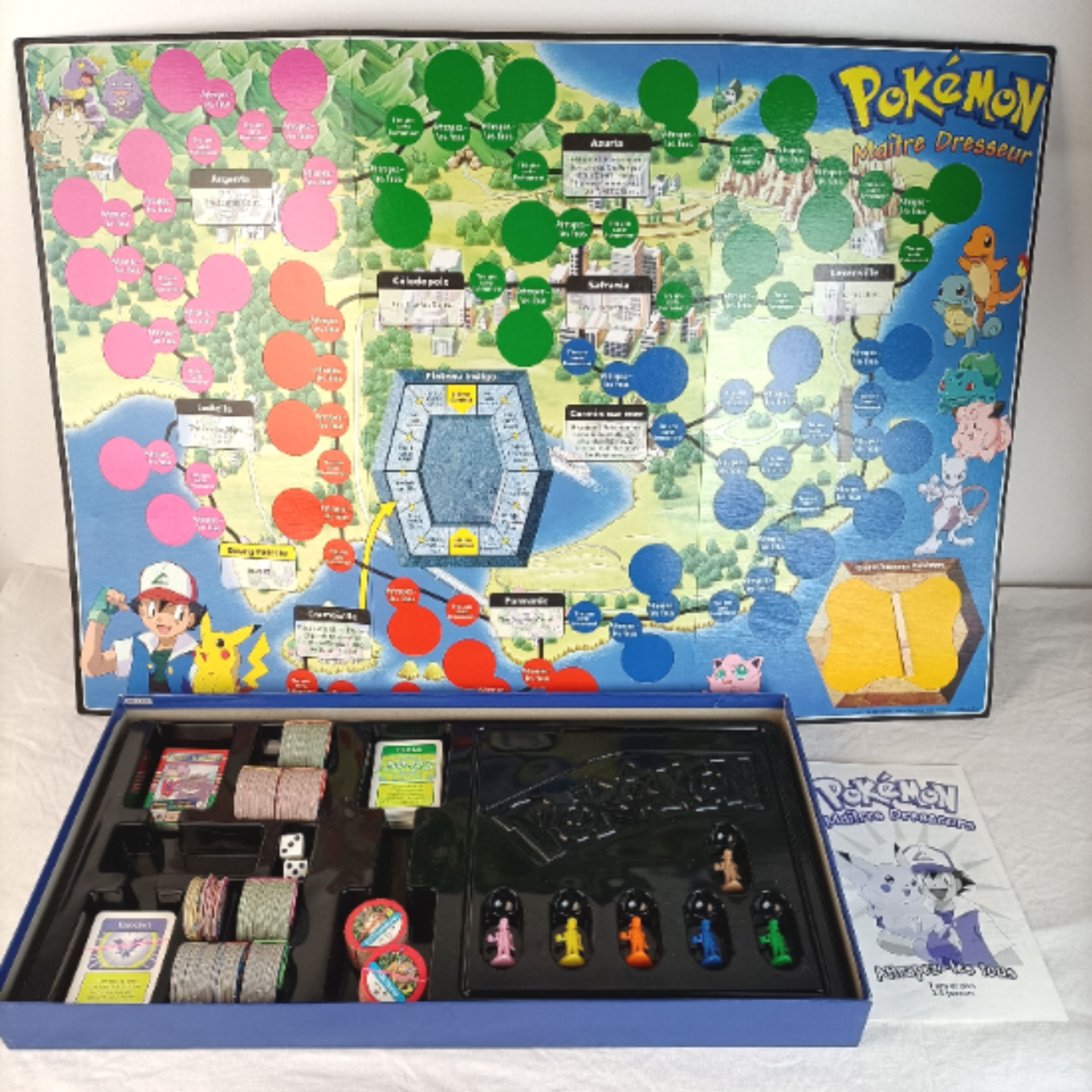 Jeu de société Pokémon Maître dresseur - MB jeux, 2000 Nintendo Bon état - Vue 2 - 