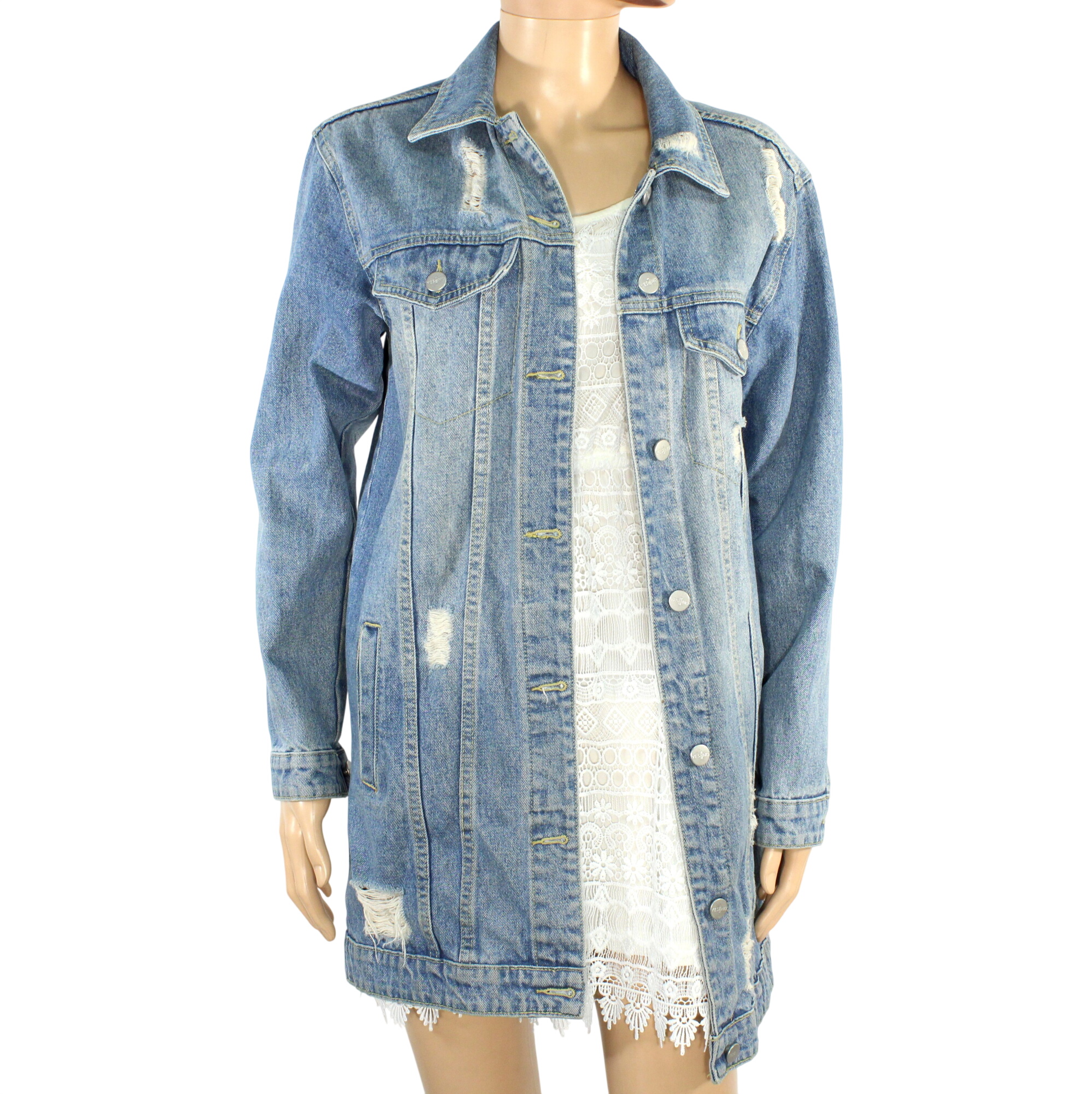 Veste Femme Jean's Bleue YES OR NO BY MANOR Taille XS Très bon état -  reconditionné disponible sur Label Emmaüs