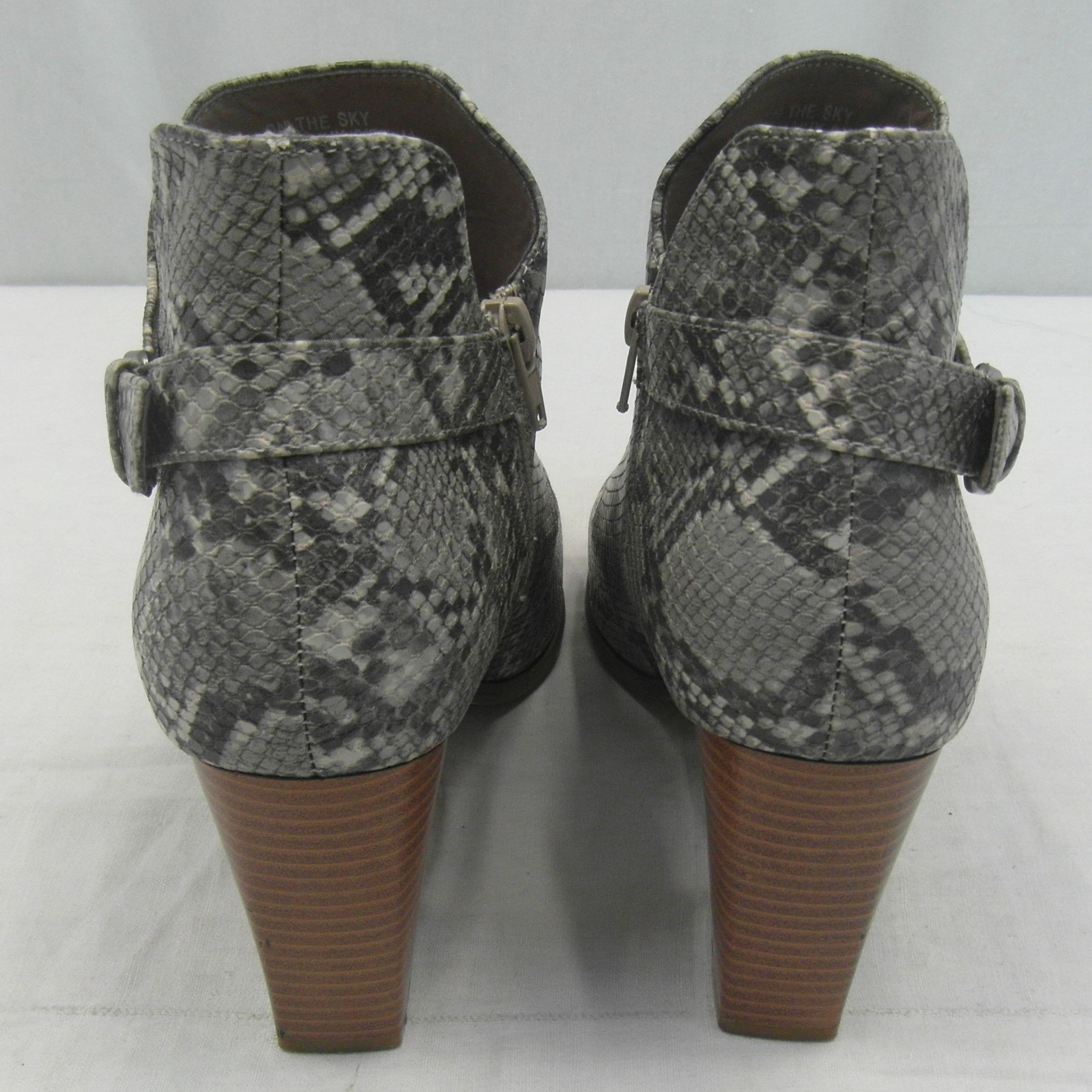 Bottines à bout pointu motif serpent Justfab pointure 41 - Photo 2