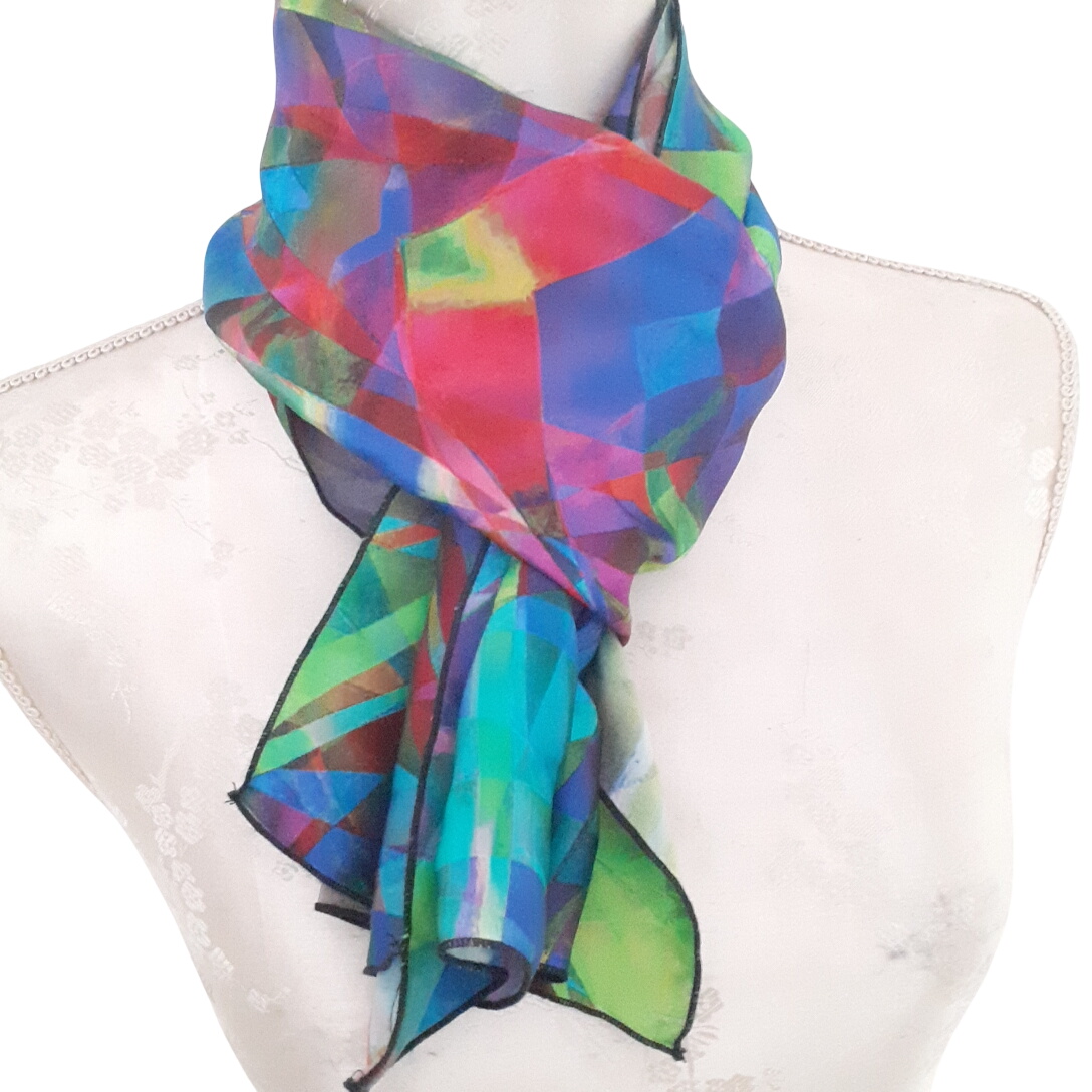Foulard charpe multicolore - Label Emmaus - Modalova