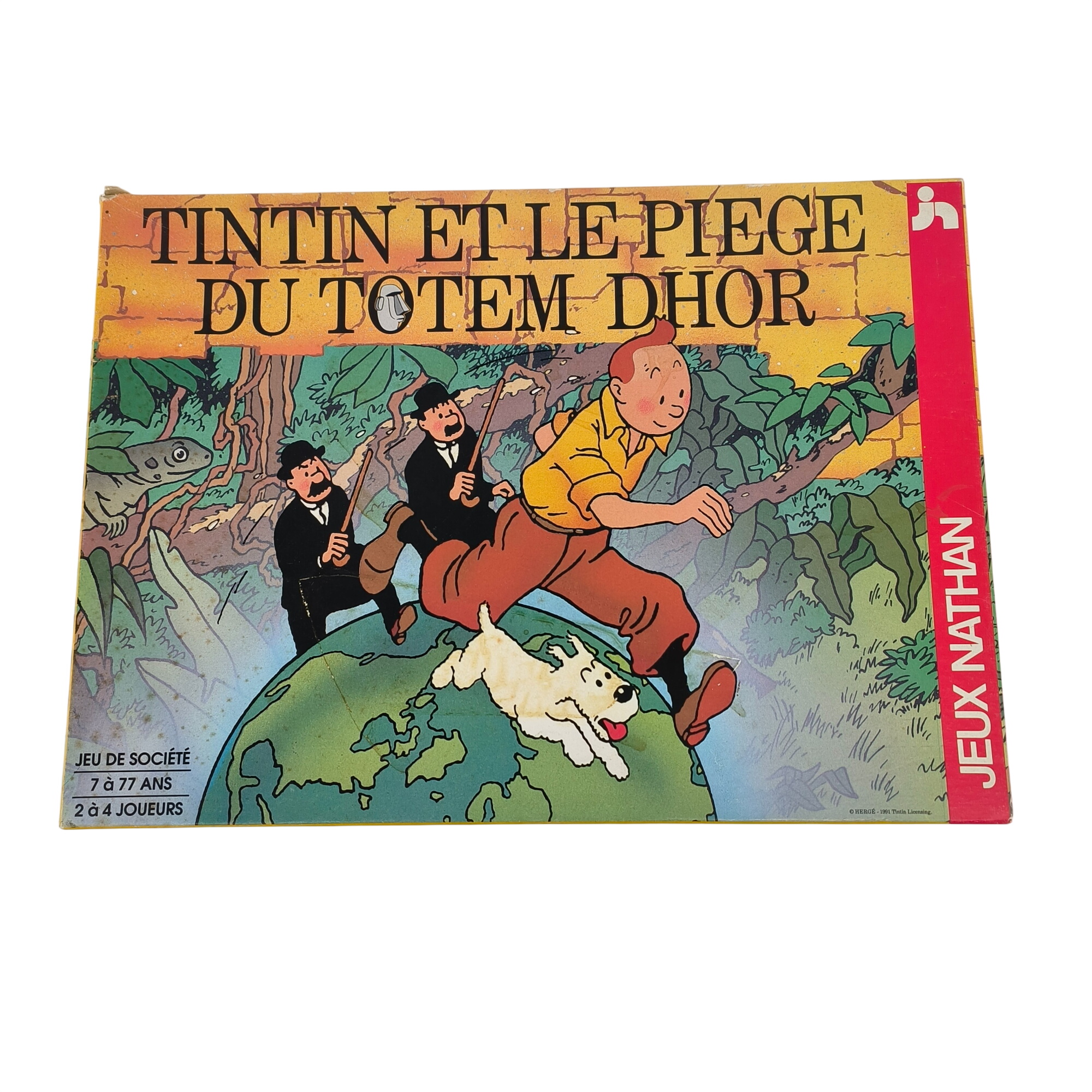 Acheter Jeu de société-"Tintin et le piège du totem dhor"- Nathan-à partir de 7 ans Bon état - 14,00 € Jeu de société-"Tintin et le piège du totem dhor"- Nathan-à partir de 7 ans Bon état - reconditionné disponible sur Label Emmaüs
