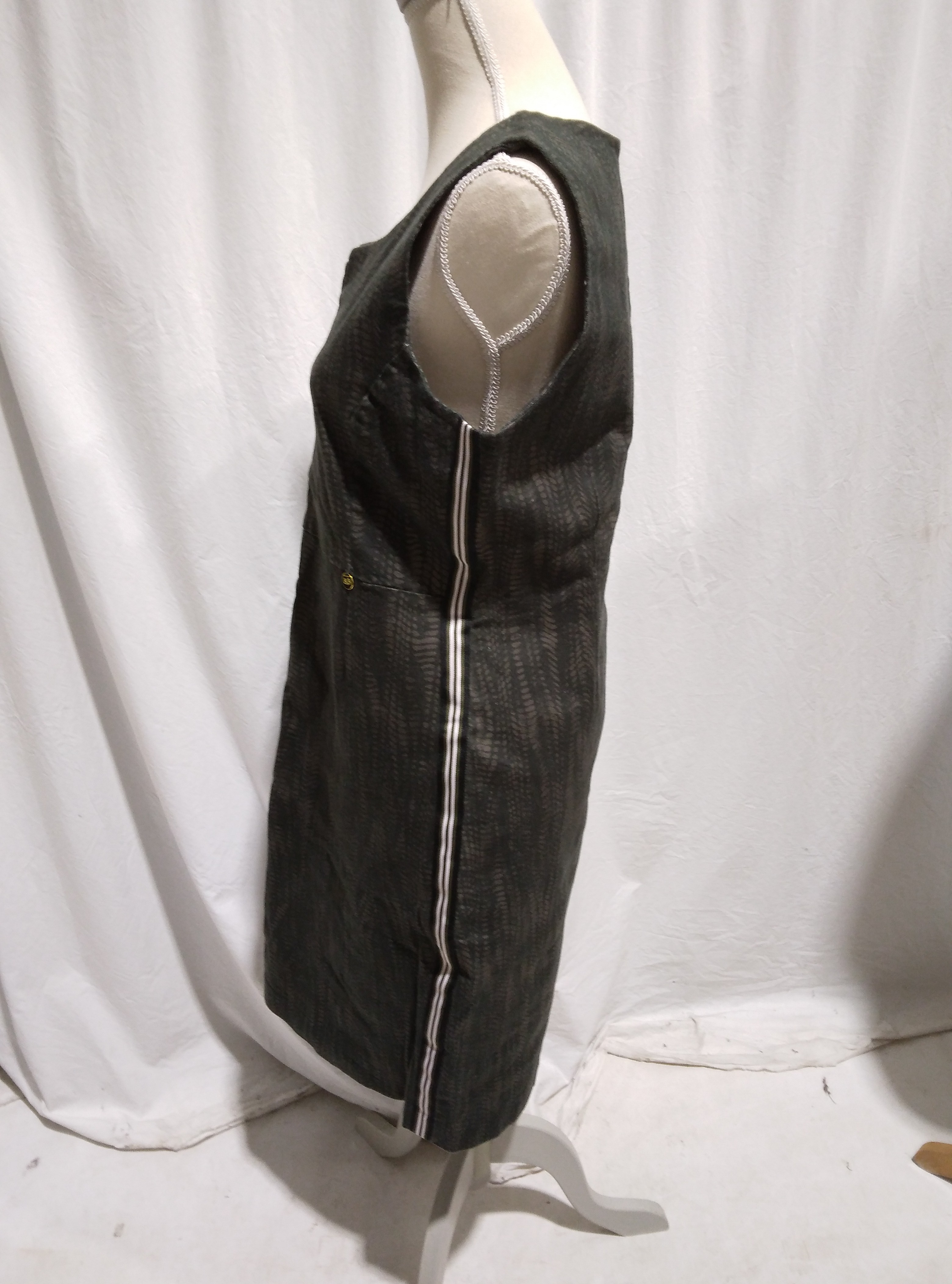 Robe sans manches imprimé "Iguane", Paul Brial - 4  - Vue 2 - 