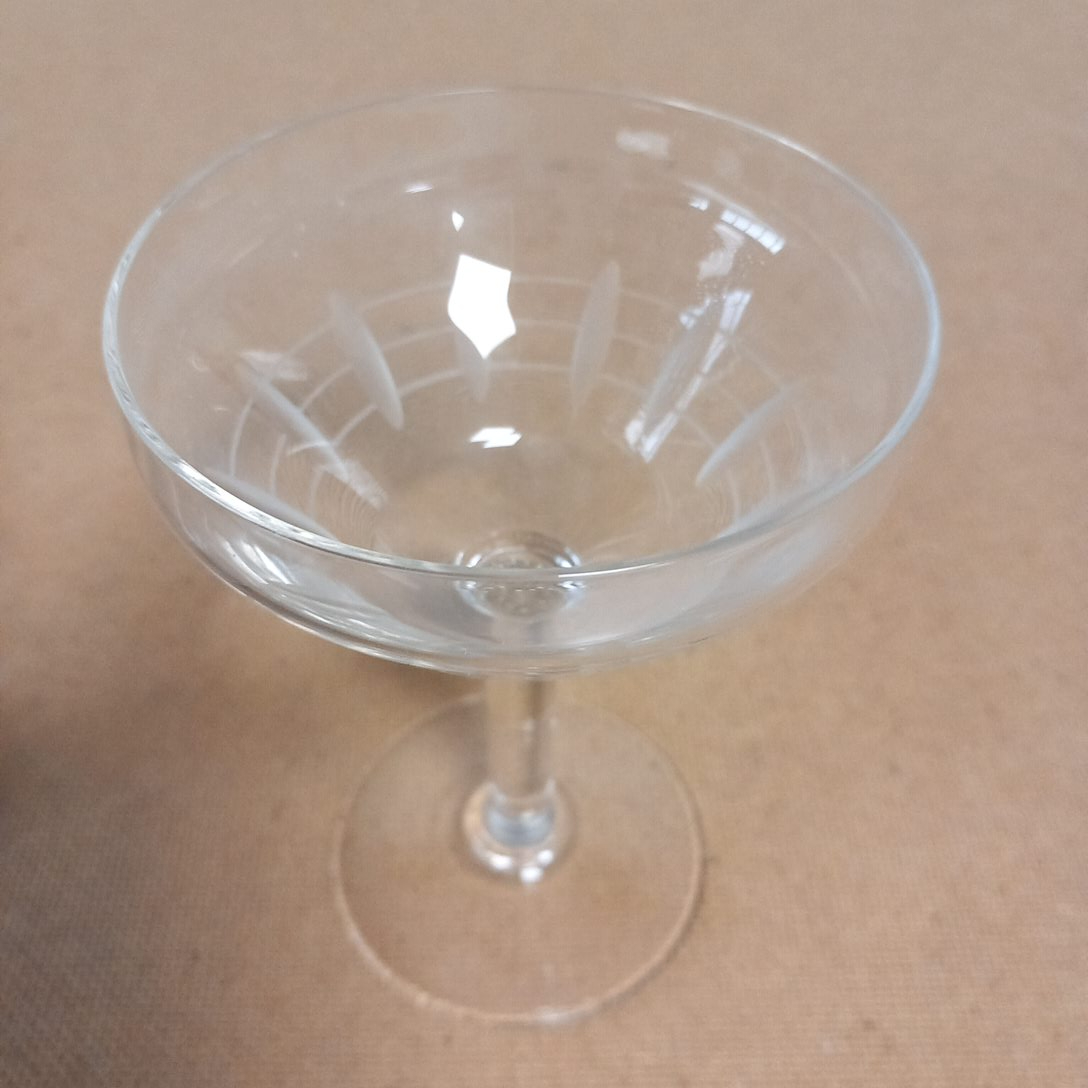 Coupes à Vin Vintage en Cristal Lot de 9 Bon état - Vue 7 - 