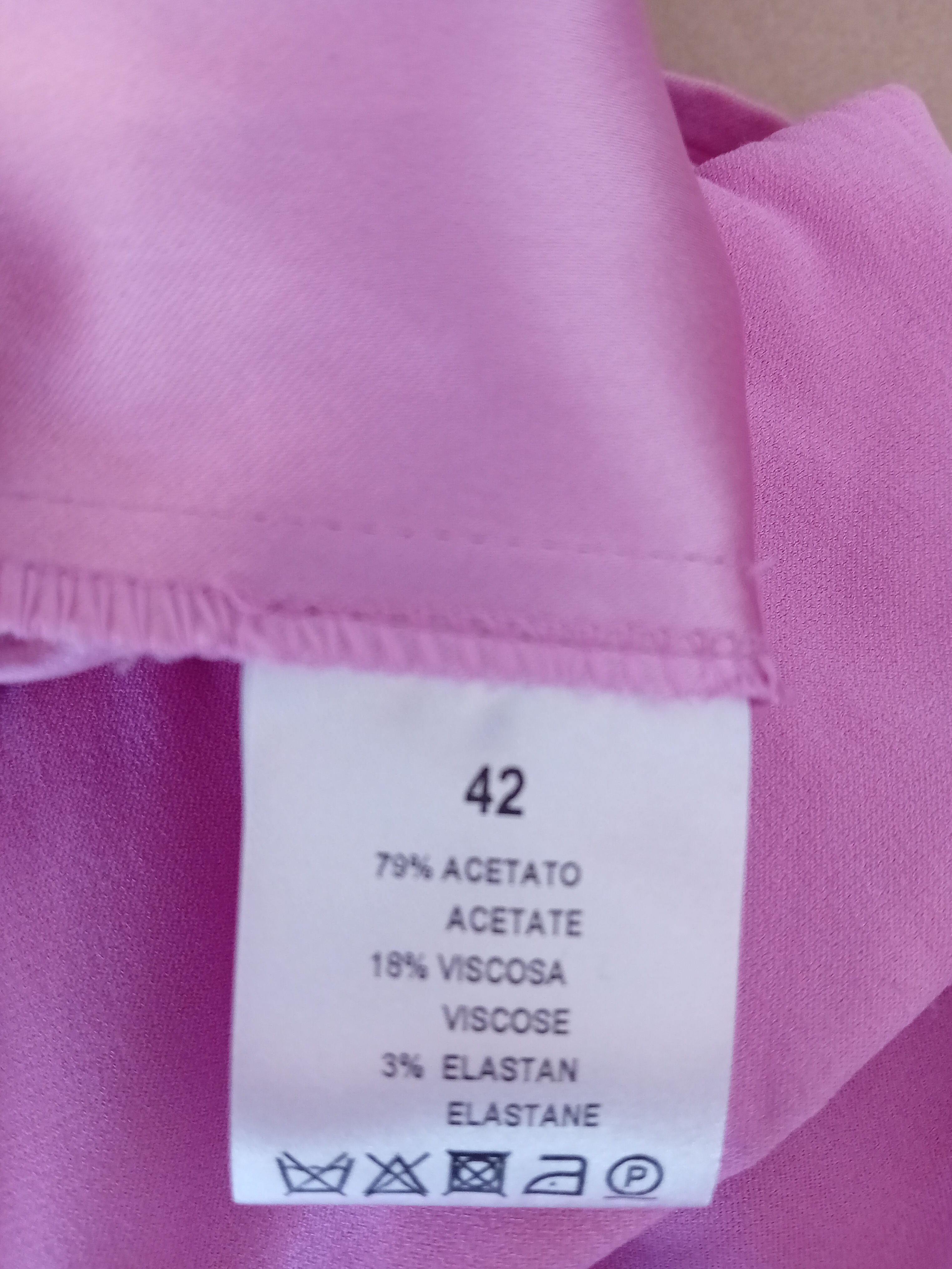 Voir photo 7 de Robe Courte Bandeau Rose Pâle Carla G. Bretelles Fines M (V3466) Robe Courte Bandeau Rose Pâle Carla G. Bretelles Fines M (V3466) - Vue 7 -