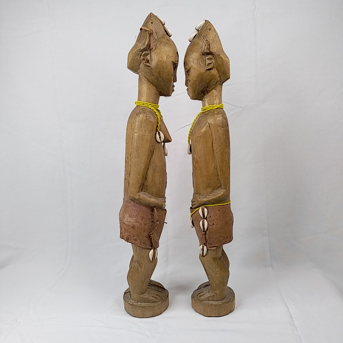 Couple de statues Art Africain - Photo 2