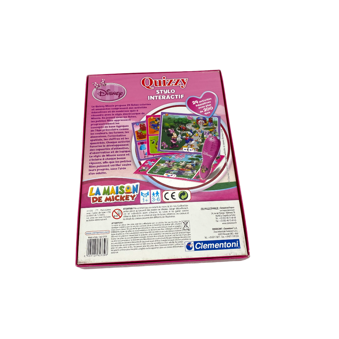 Voir photo 2 de Disney quizzy stylo interactif - Minnie Disney quizzy stylo interactif - Minnie Très bon état - Vue 2 -