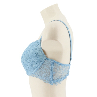 Soutien gorge bleu avec armatures - Undiz - 95D - Photo 1