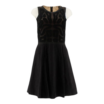 Robe noire imprimée - Femme - Sinéquanone - Taille 42 - Photo 0