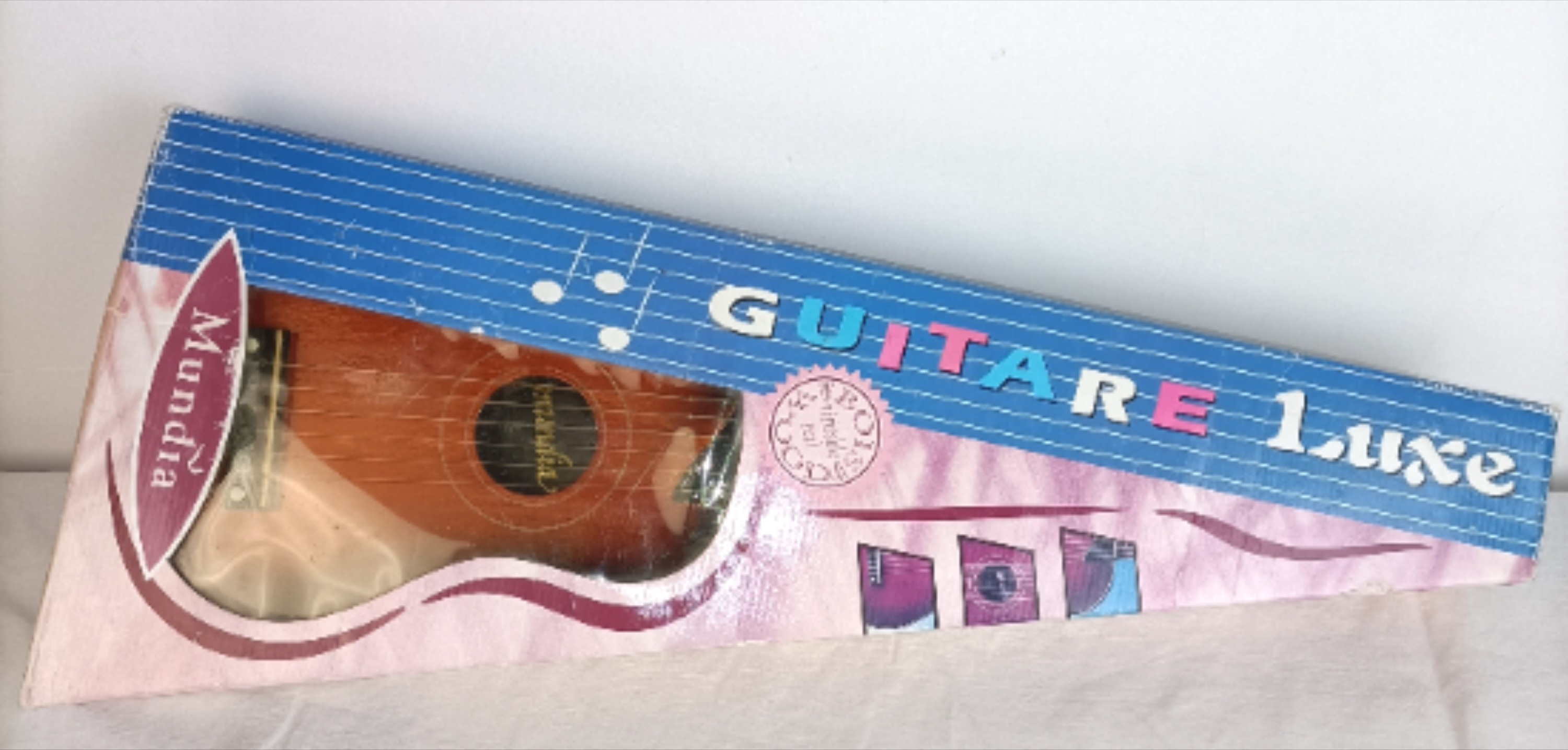 Guitare enfant en bois - Guitare luxe Mundia - Bon état - Photo 9