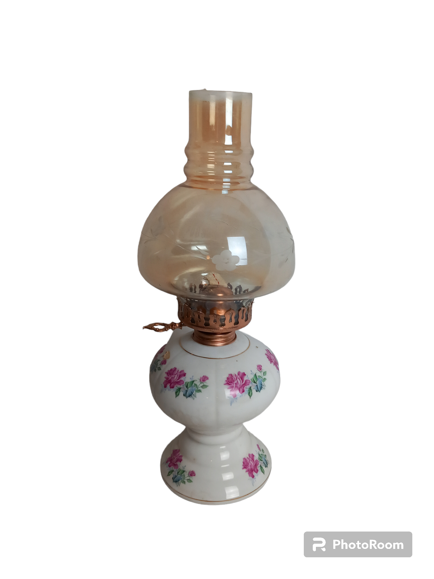 Voir photo 3 de Lampe A L'Huile Vintage Lampe A L'Huile Vintage Très bon état - Vue 3 -