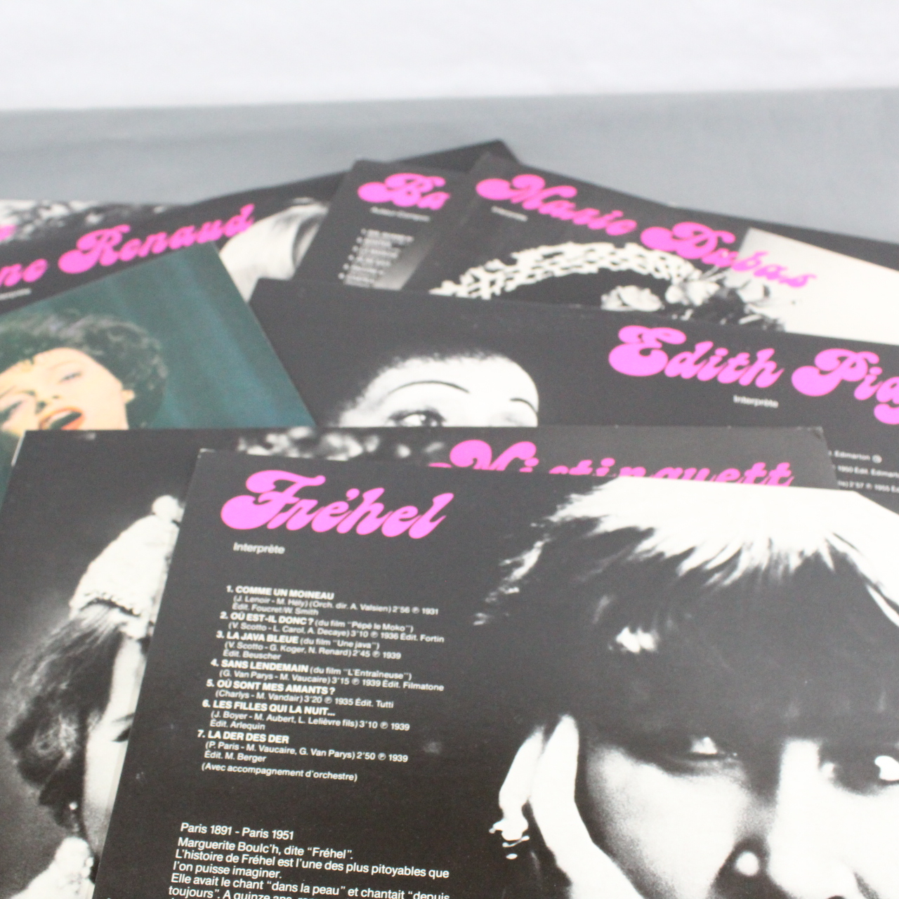 Coffet de 10 disques 33 T Les Grandes Dames de la chanson française Bon état -  reconditionné disponible sur Label Emmaüs