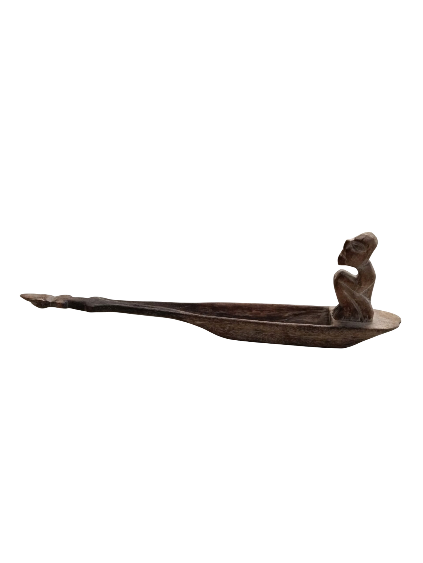 Pirogue Africaine en bois sculpté - Photo 0
