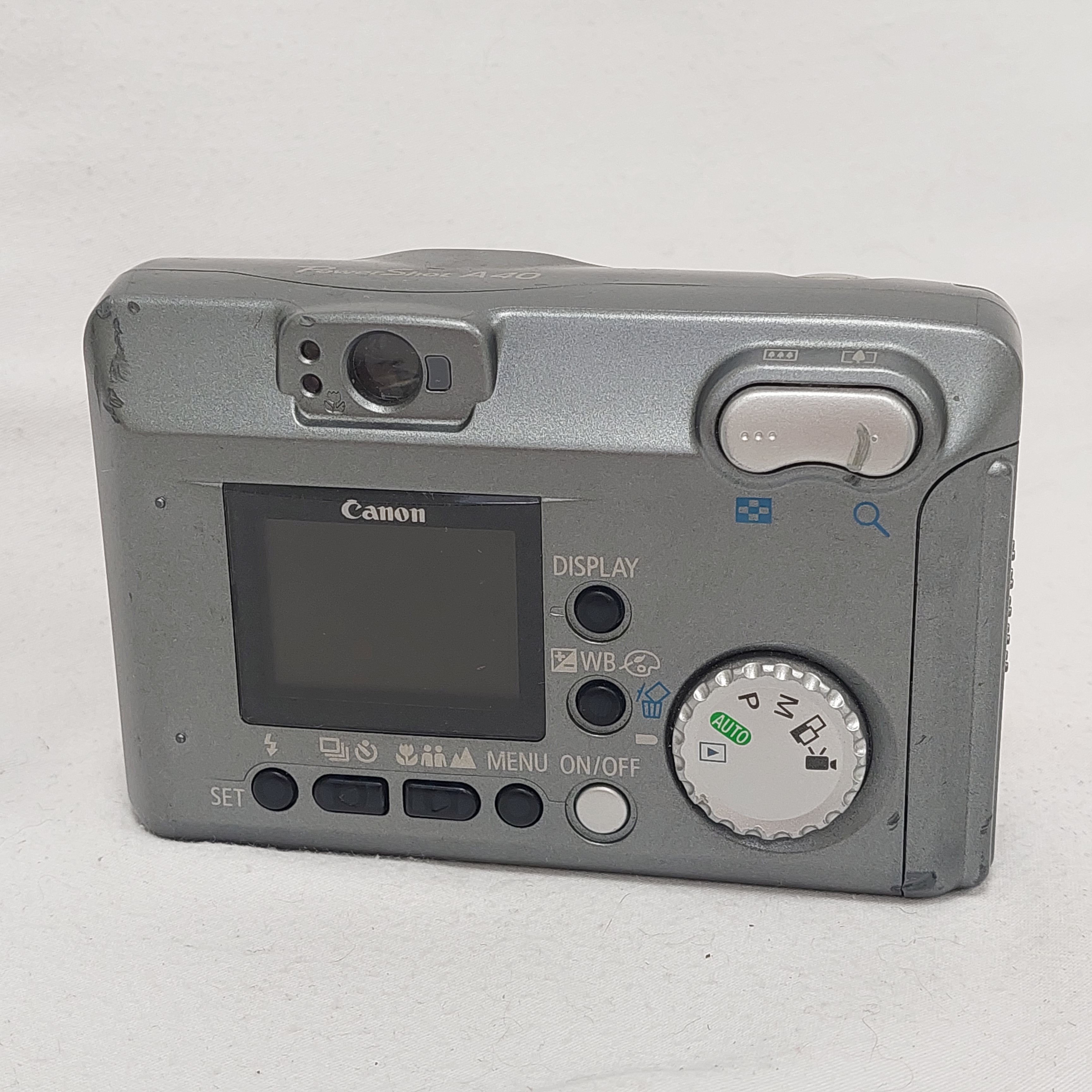 Appareil photo - Canon PowerShot A40 - compartiment pile ok - 2.0 megapixels - gris - Bon état - Photo 2