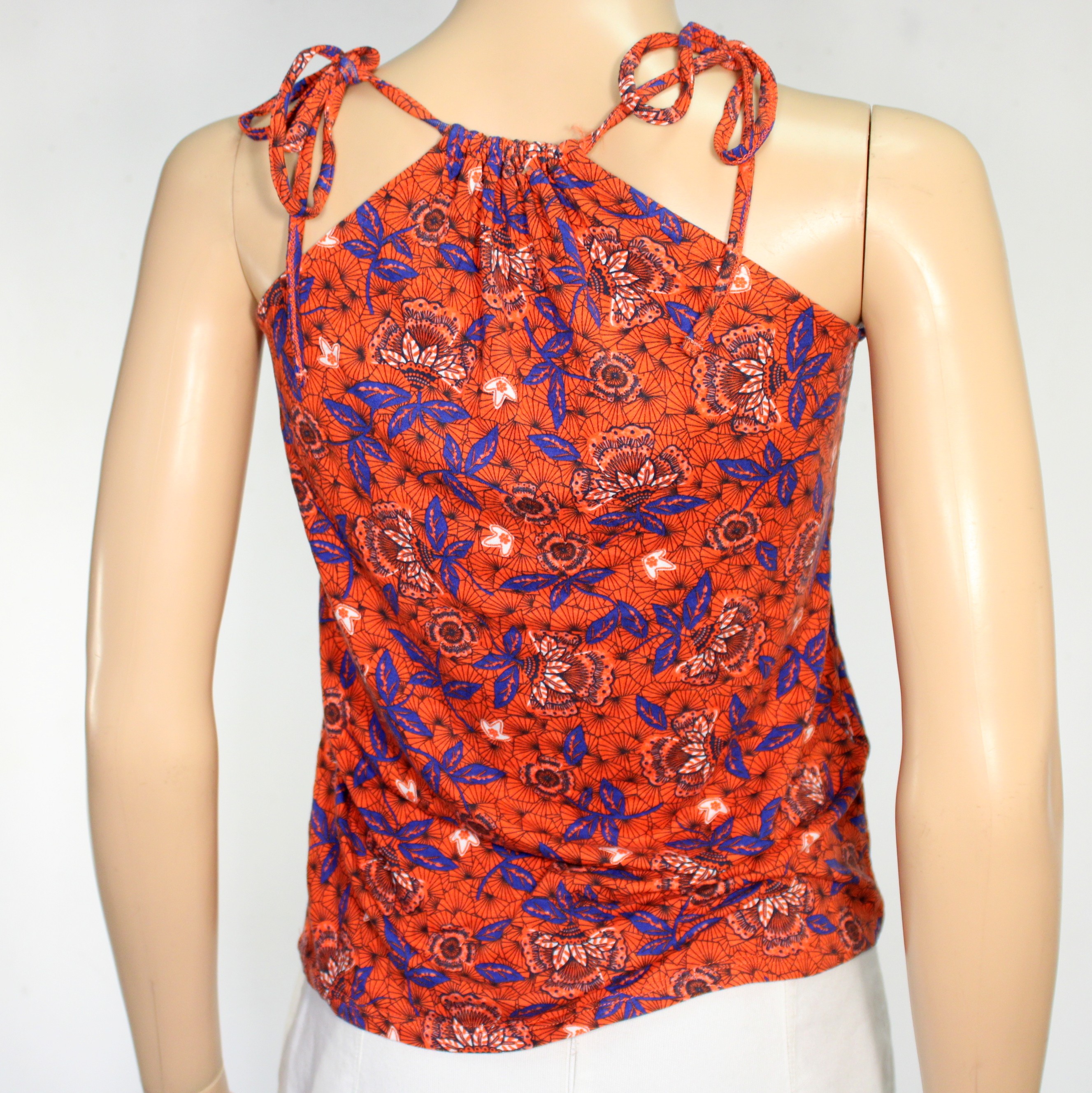 Débardeur Femme Corail & Bleu PROMOD Taille XS - Photo 1