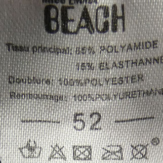 Maillot de bain bleu et rose imprimé - Femme - Beach - Taille 52 - Photo 2