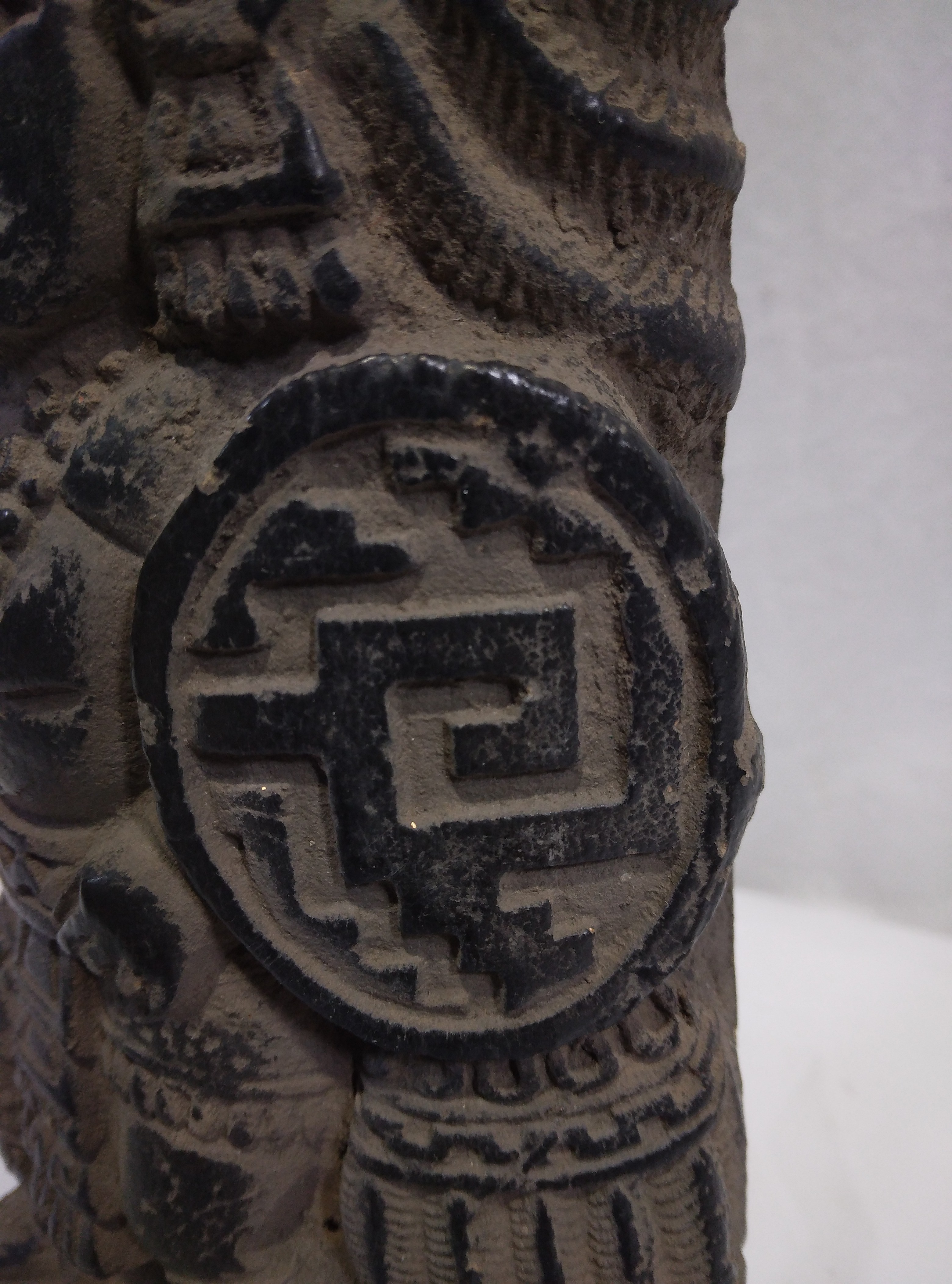 Statuette en céramique de la culture Aztèque du Mexique, Oaxaca Bon état - Vue 6 - 
