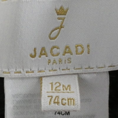 Robe bleue marine en velours ras - bébé - Jacadi - taille 12 mois - Photo 3