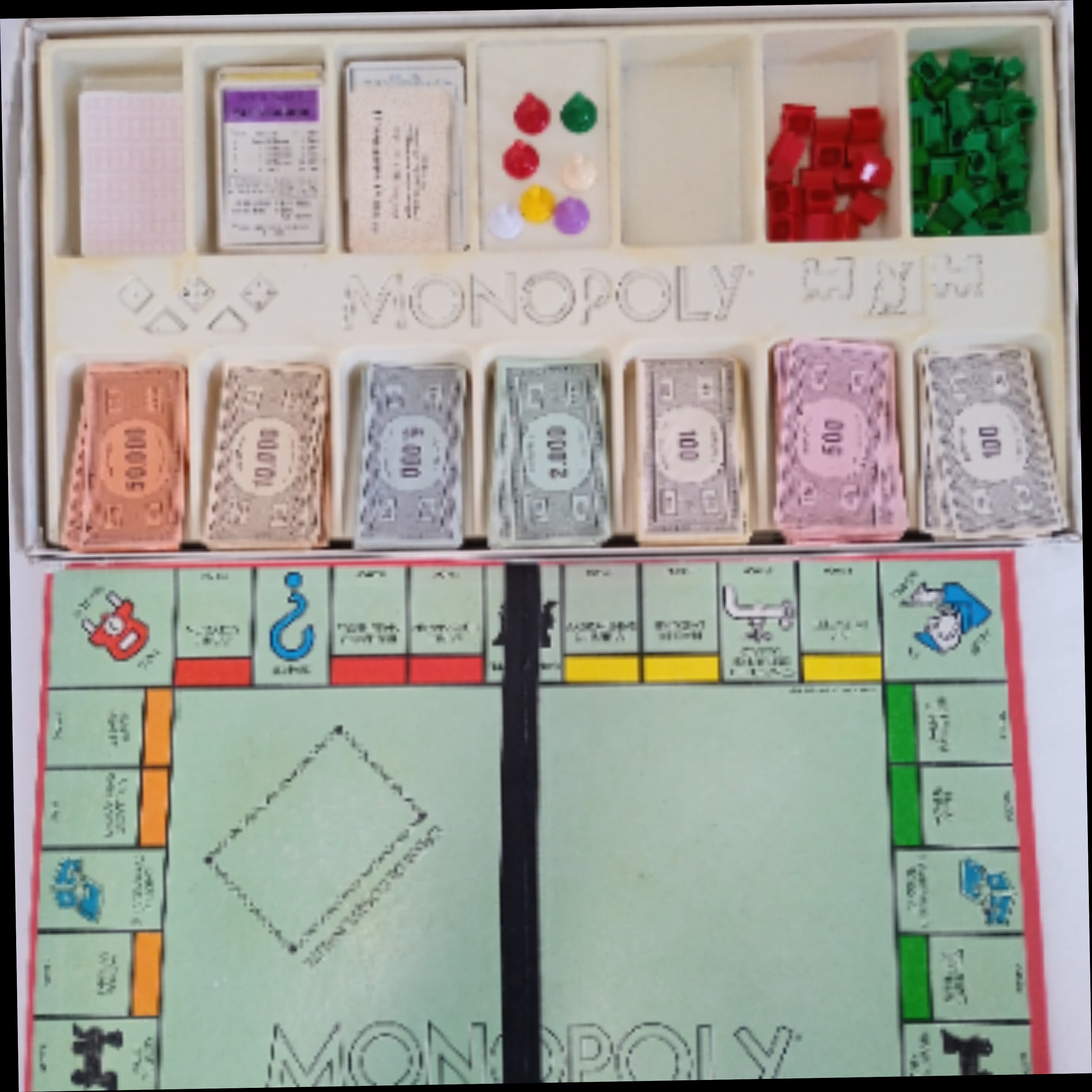 Monopoly Miro-Meccano Vintage – Complet – Édition Francs // État correct - Vue 2 - 