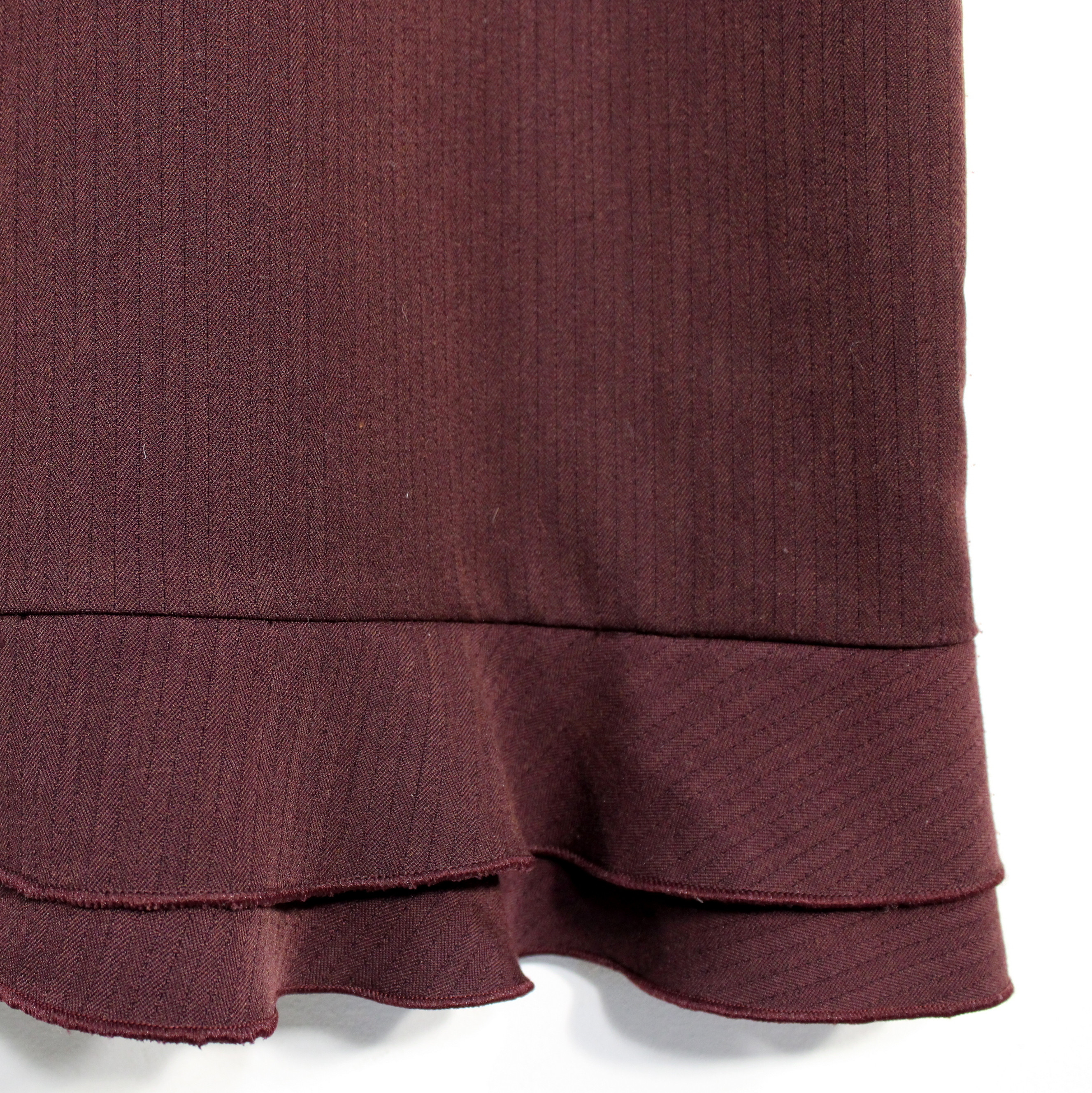 Voir photo 3 de Jupe Vintage Aubergine CATY JANE Taille 46 Jupe Vintage Aubergine CATY JANE Taille 46 Bon état - Vue 3 -