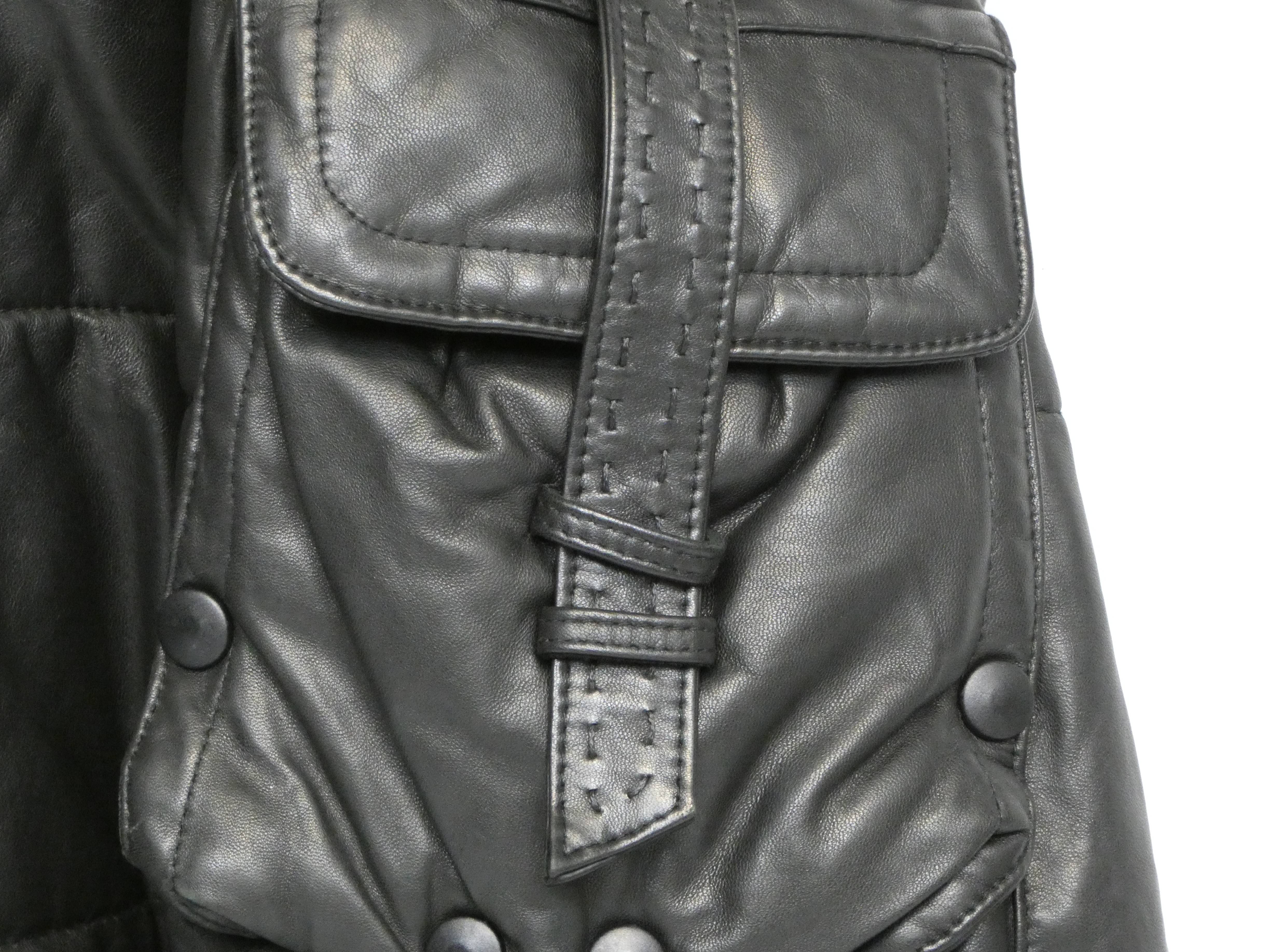 Manteau / Veste Fourrure Synthétique Noir Giorgio Mario Pour Femme - Occasion Très Bon état