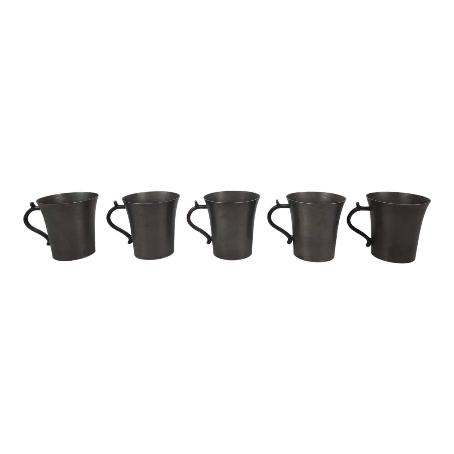 Service cafetière et 5 tasses en porcelaine de Furnivals