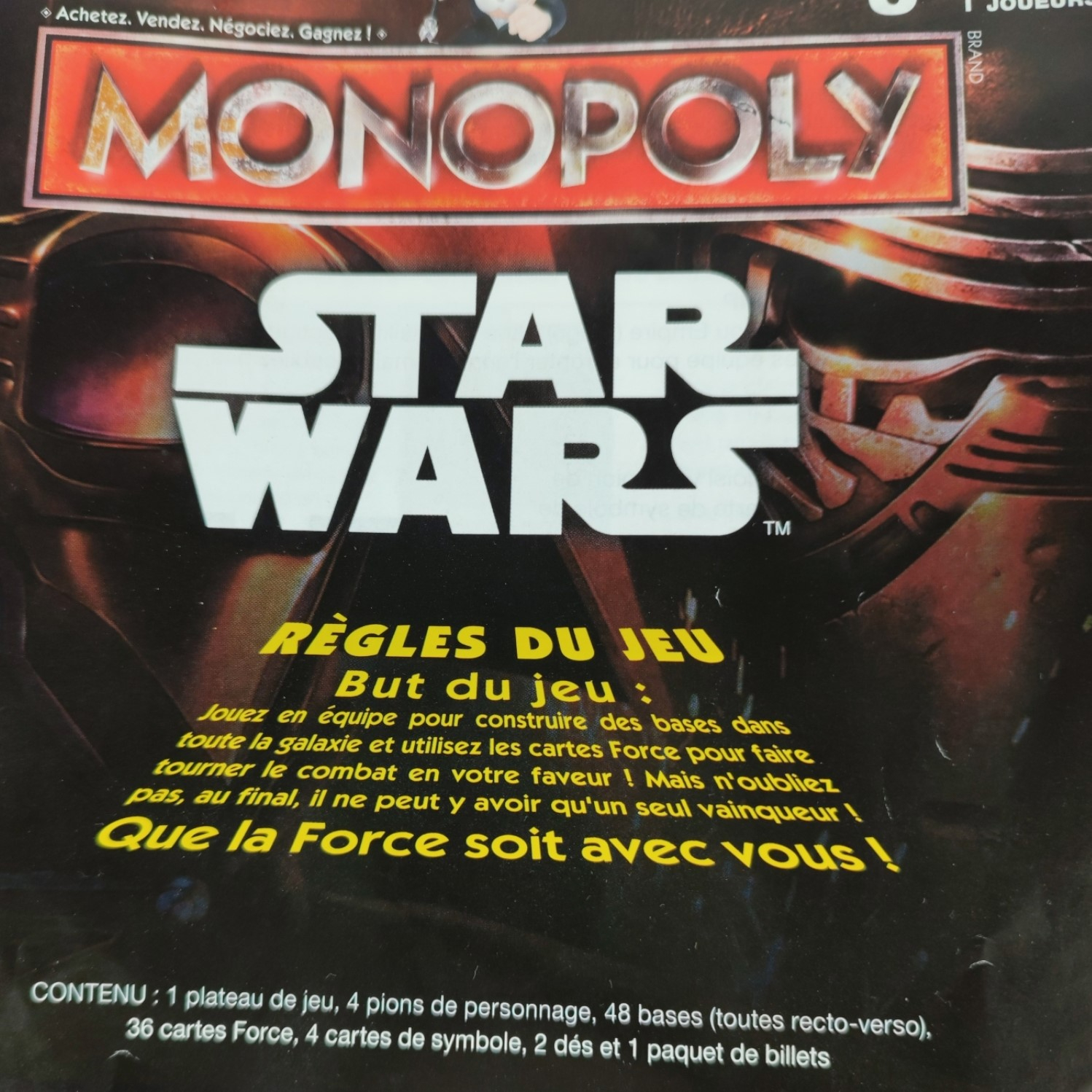 Jeu MONOPOLY "Star Wars" - Disney Hasbro Gaming État correct - Vue 8 - 