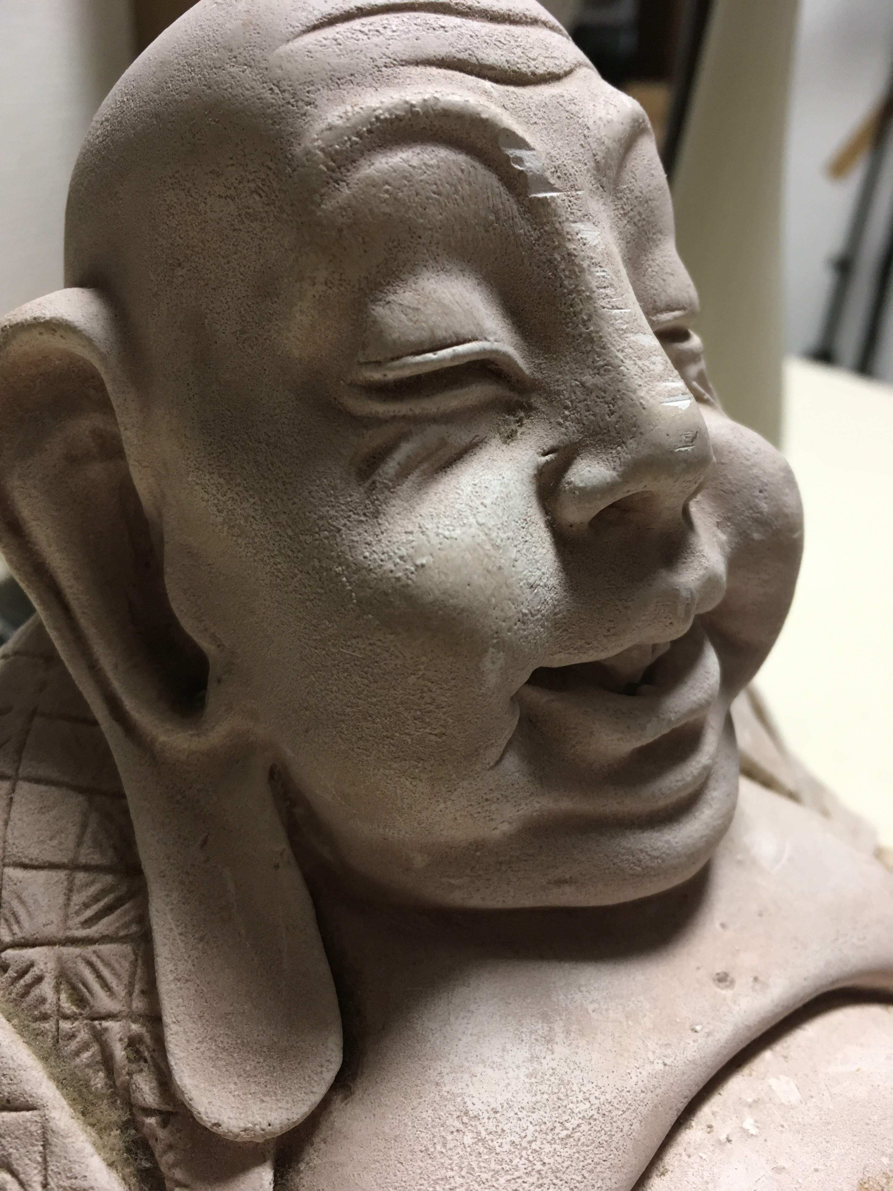 Bouddha en pierre maison du monde - Photo 1