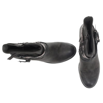 Bottines grises à talon 6 cm - Femme - Woman by Gémo - Pointure 41 - Photo 1