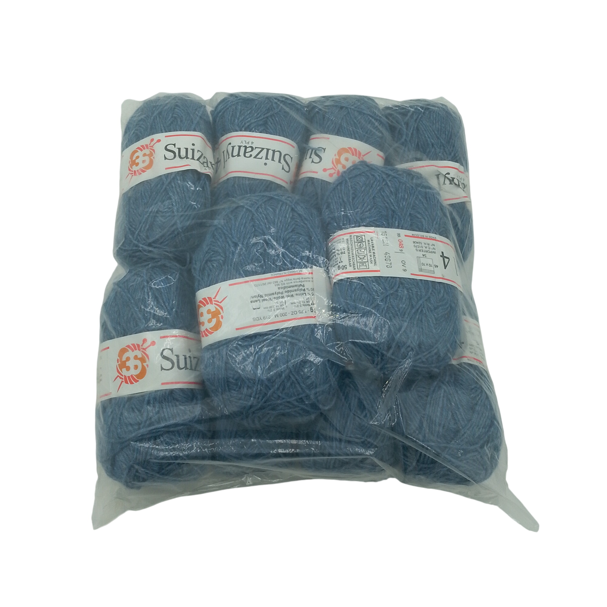 Lot - 10 pelotes - suizanyl 4 - Photo 0