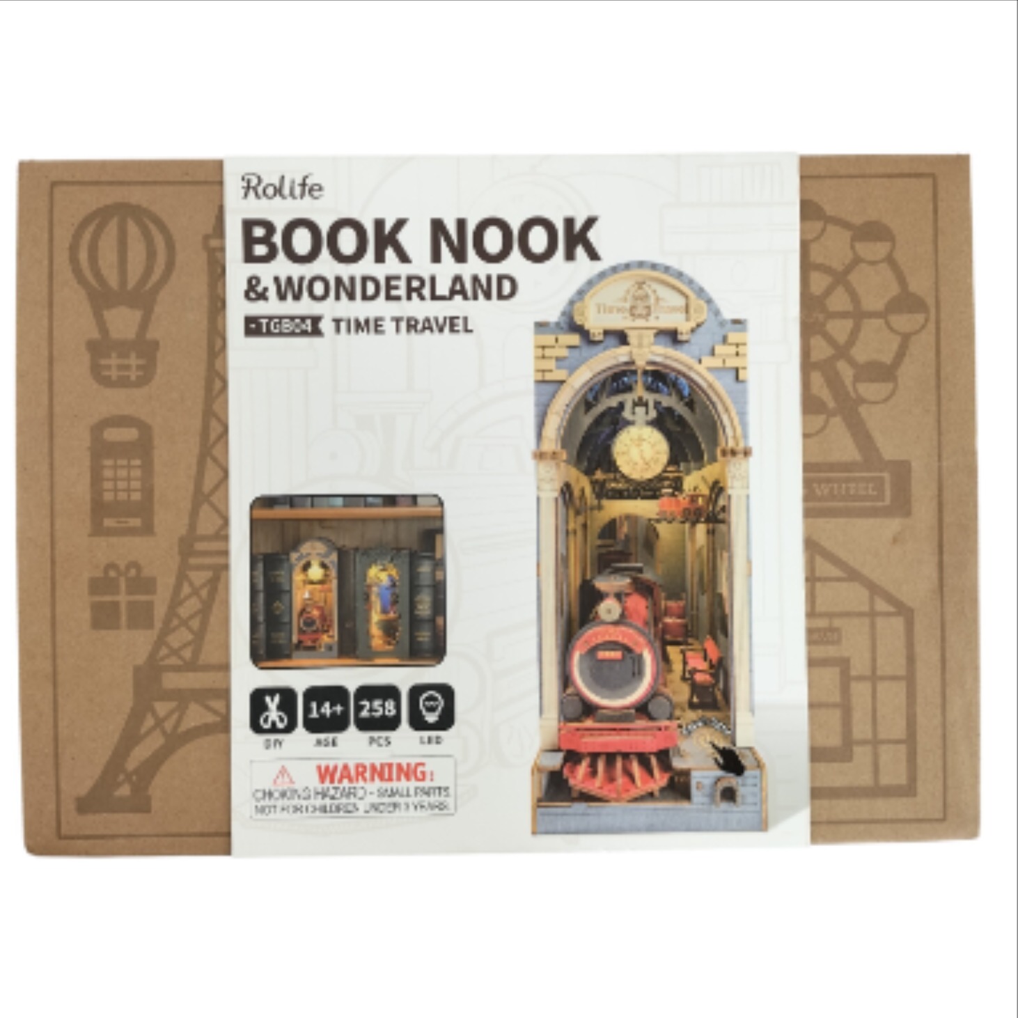 ✨🚂 Maquette décorative ROLIFE BOOK NOOK – TIME TRAVEL TGB04 ✨ Comme neuf -  reconditionné disponible sur Label Emmaüs