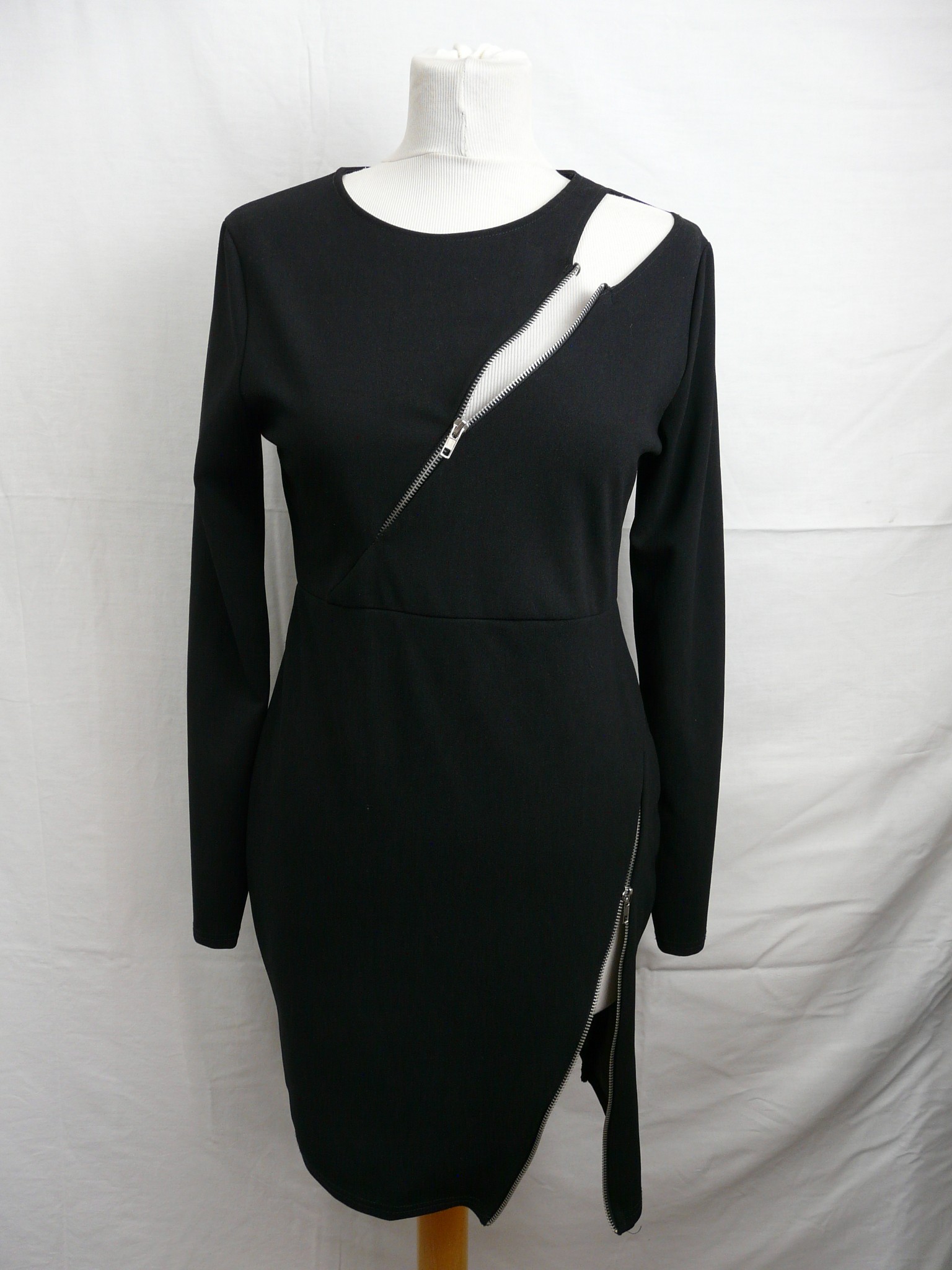 RF256 - Robe à zips - Boohoo - Taille 42 Très bon état - Vue 2 - 