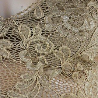 Top en dentelle - JDYSISI - Décolleté en V - Bretelles spaghetti - Noir