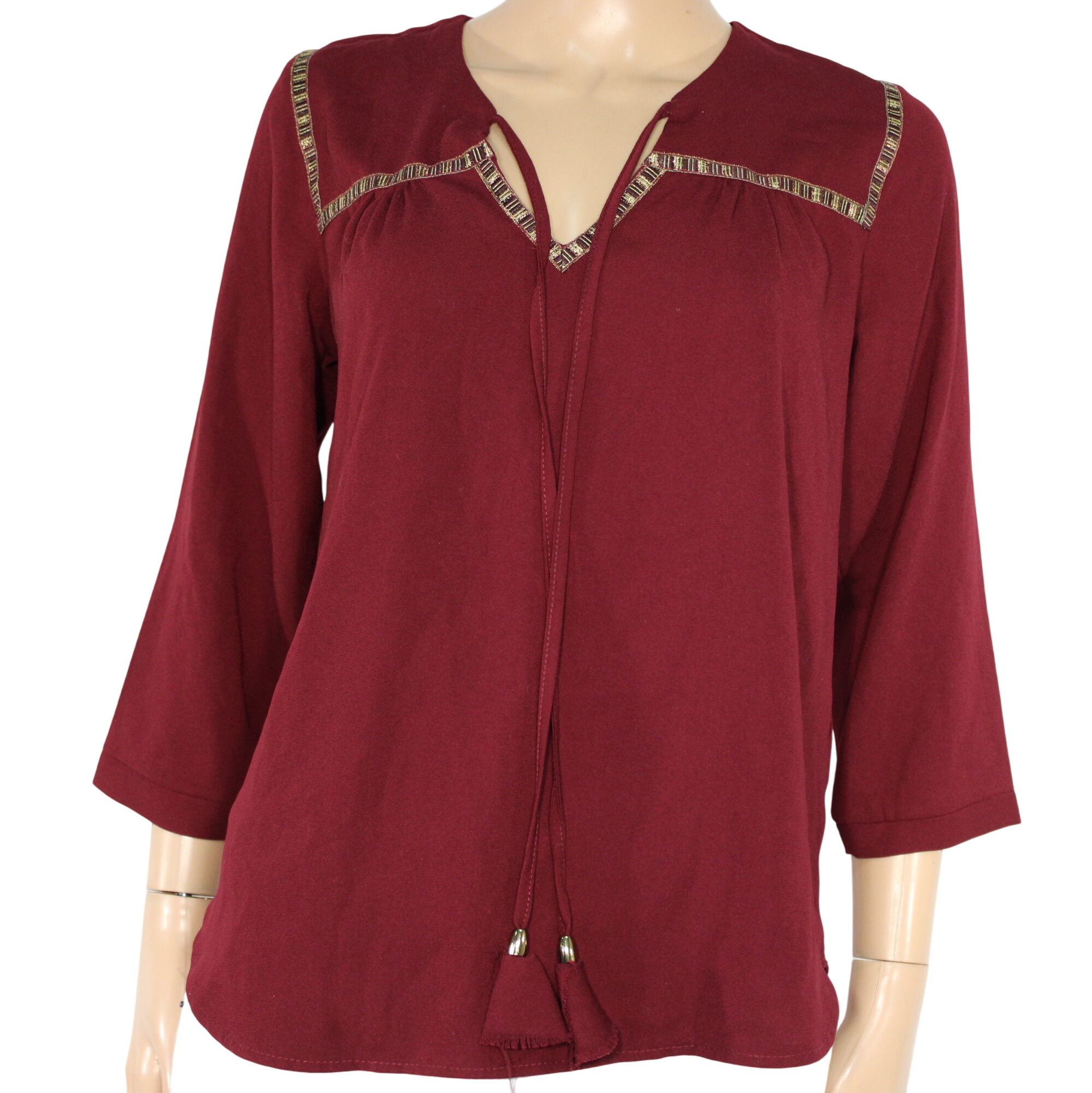 Blouse Femme Bordeaux EMA BLUE'S Taille 1 - Photo 0