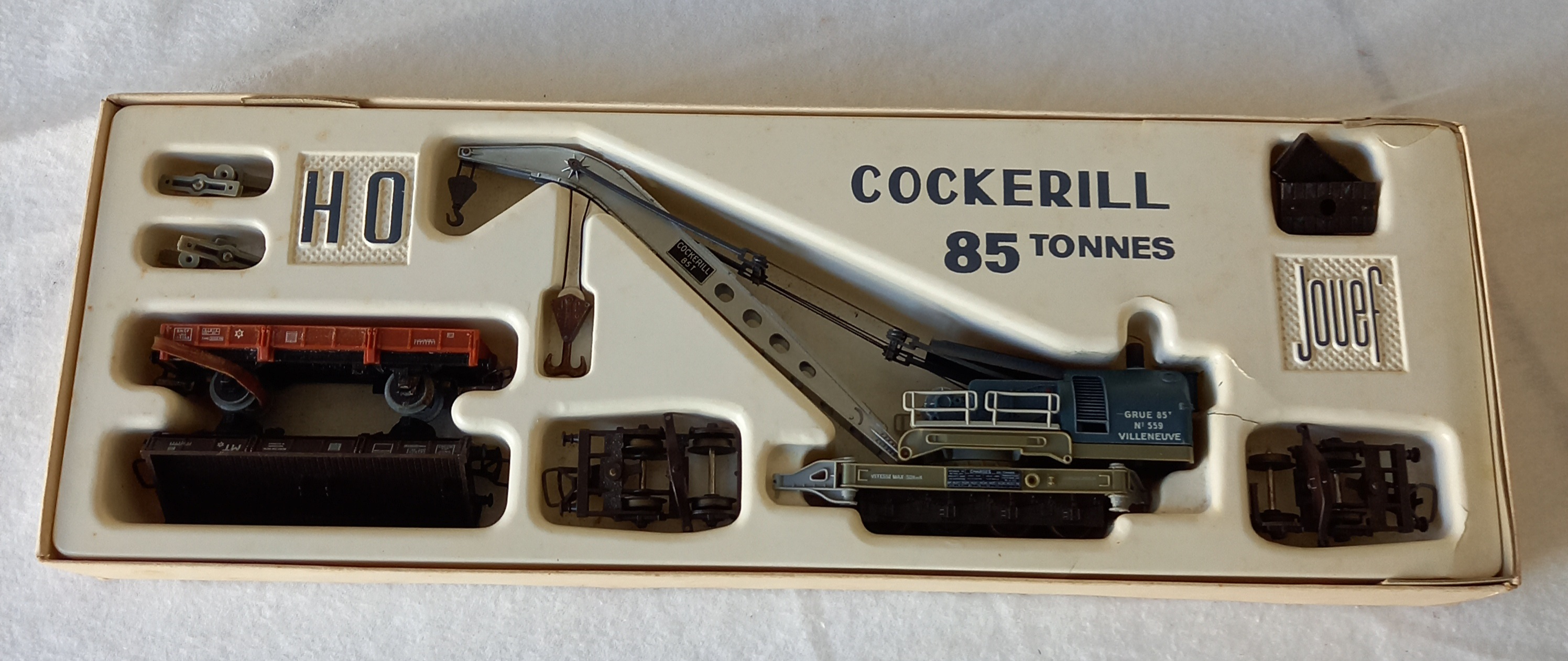 Vintage ancien train locomotive wagon Jouef Bon état - Vue 4 - 