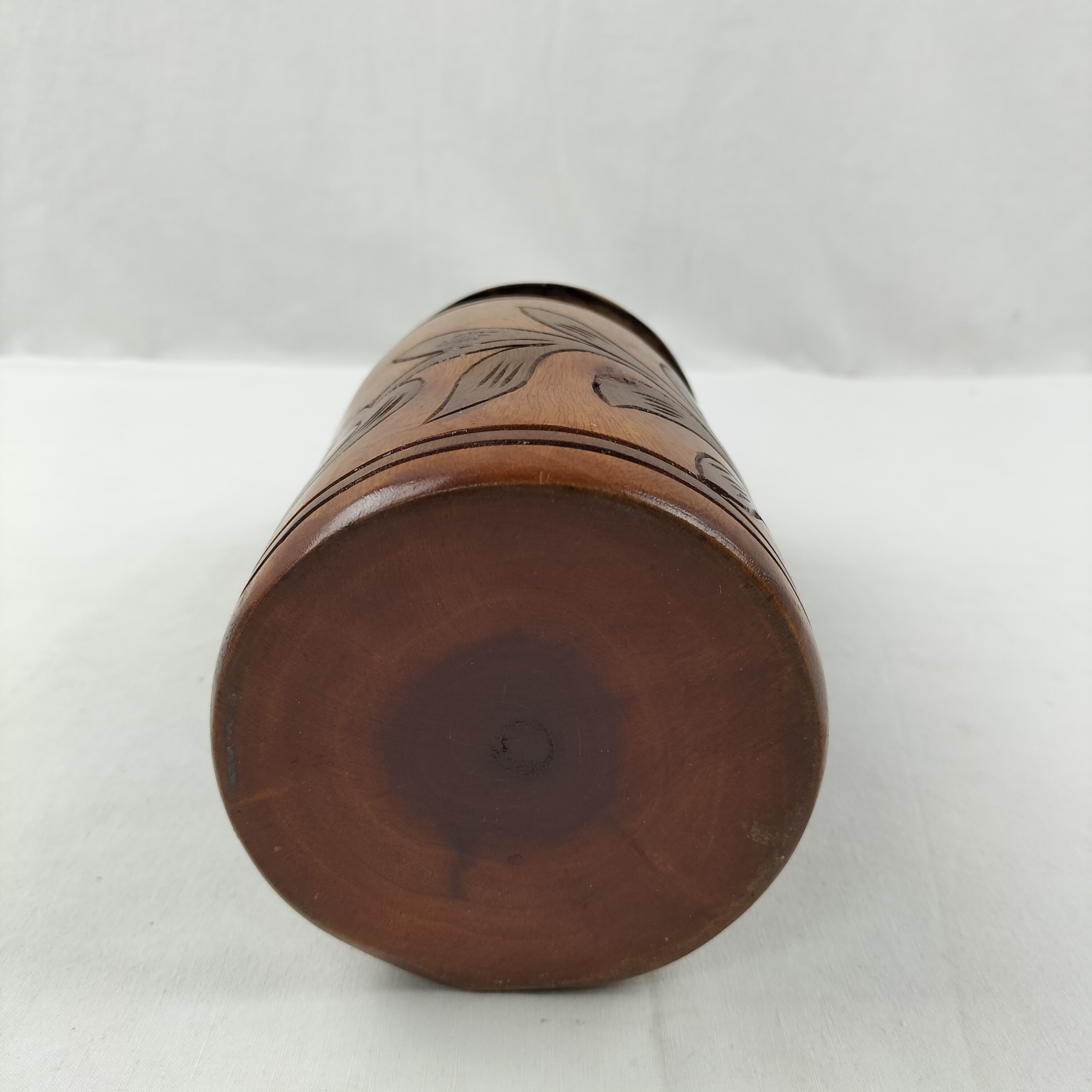 Magnifique porte-bouteille de vin en bois sculpté et peint - Photo 7