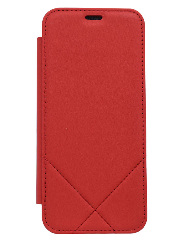 Etui portfolio Fine Leather Case pour Samsung Galaxy S8+ - ROUGE - Photo 0