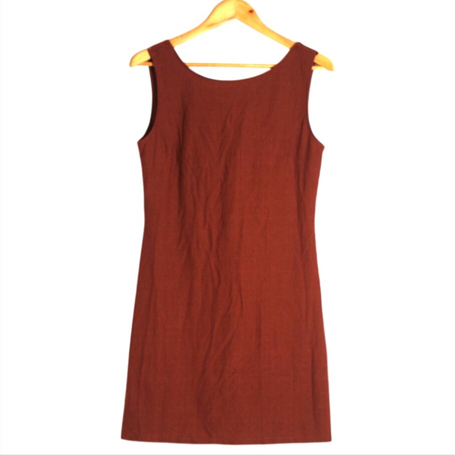 🧡👗 Robe MNG - L - Dos Nu Orange Brique 👗🧡 - Photo 0