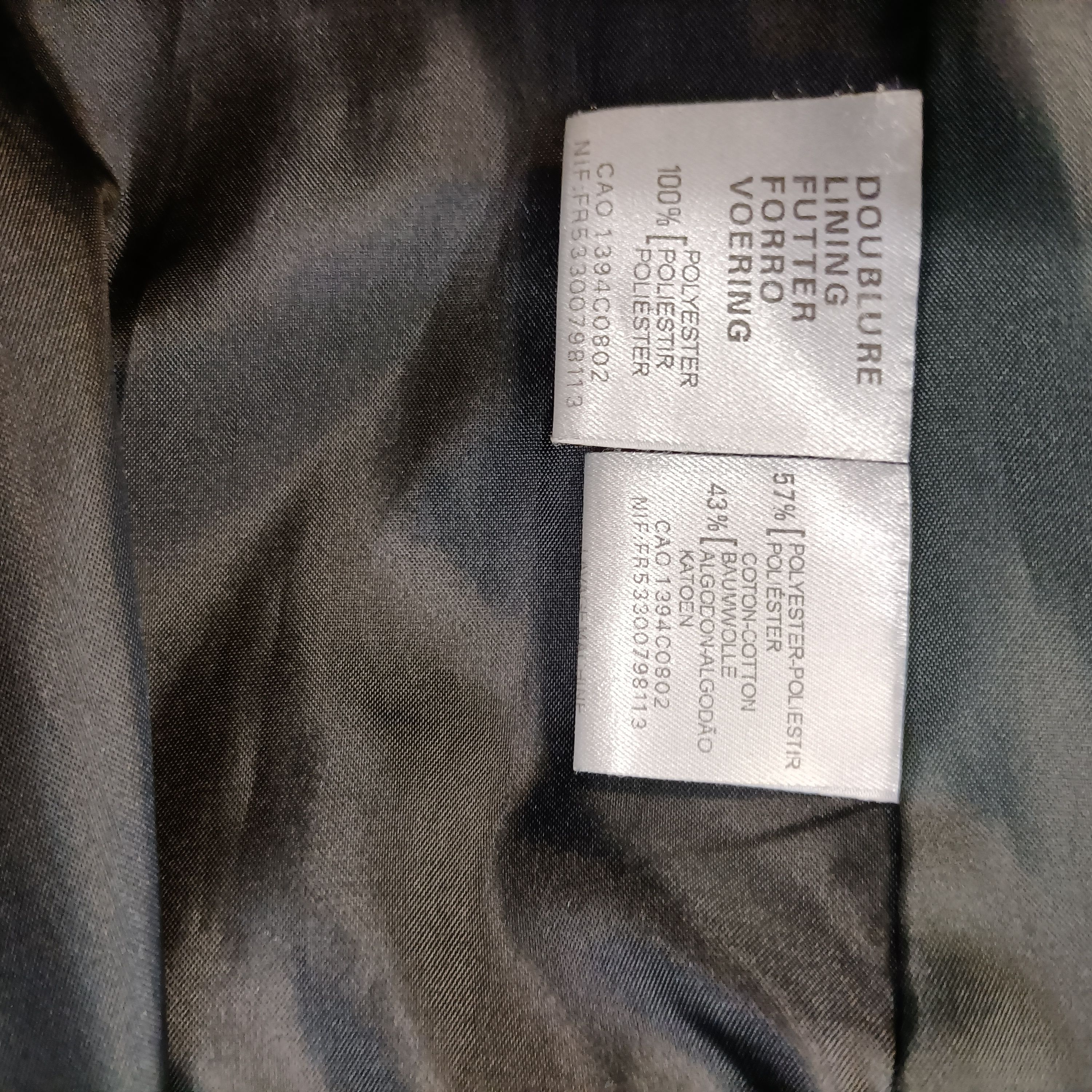 Trench court noir - Rodier -Taille L estimé - Photo 9