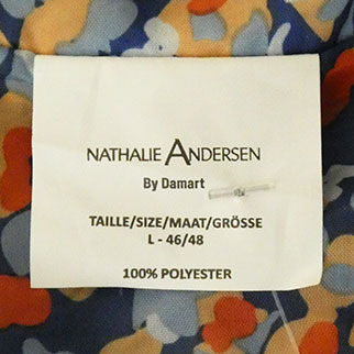 Doudoune bleue légère - Femme - Nathalie Andersen by Damart - Taille 46/48 Très bon état - Vue 4 - 