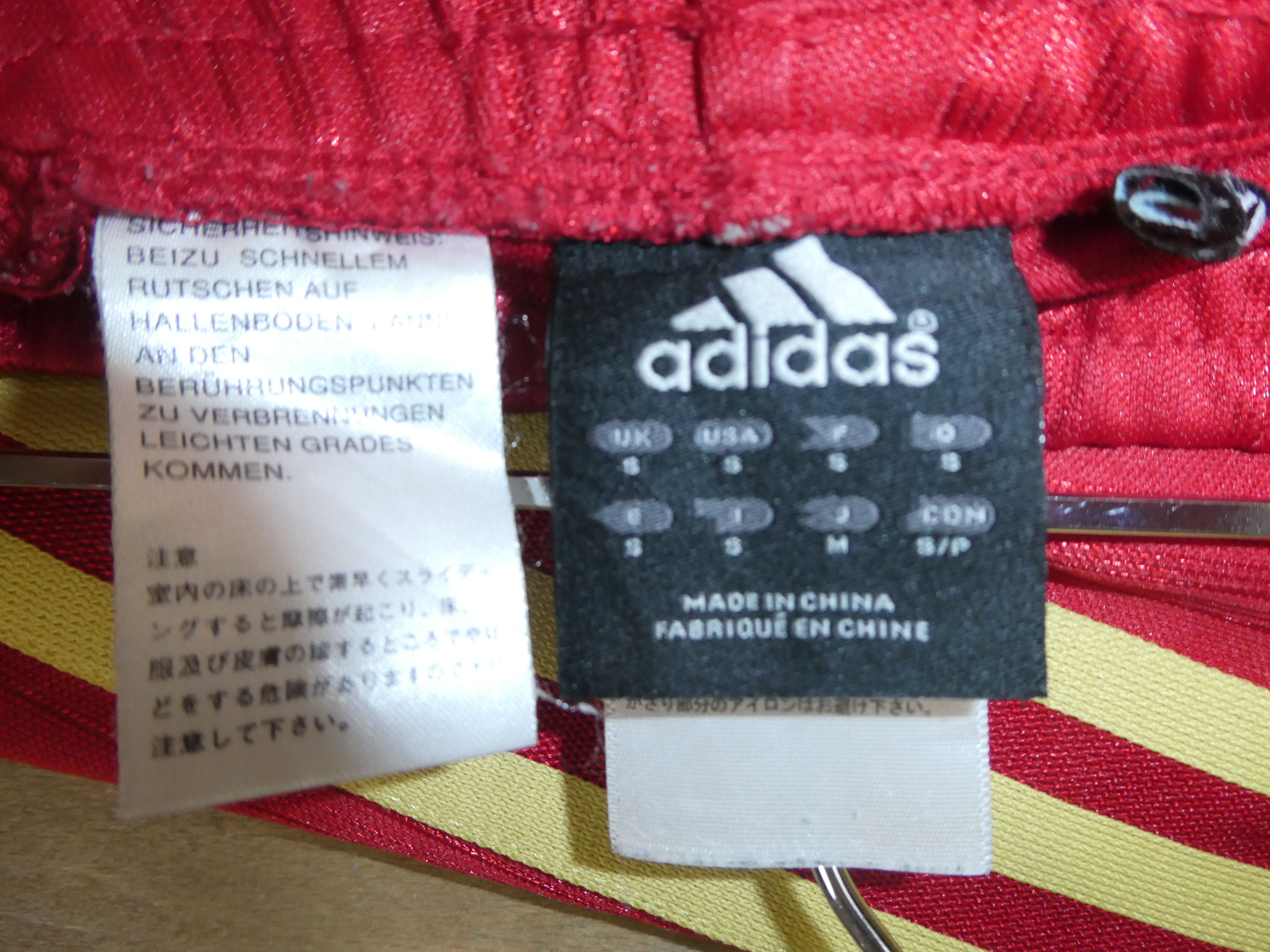 Adidas pantalon joggers rouge taille élastique - Taille S - Photo 4