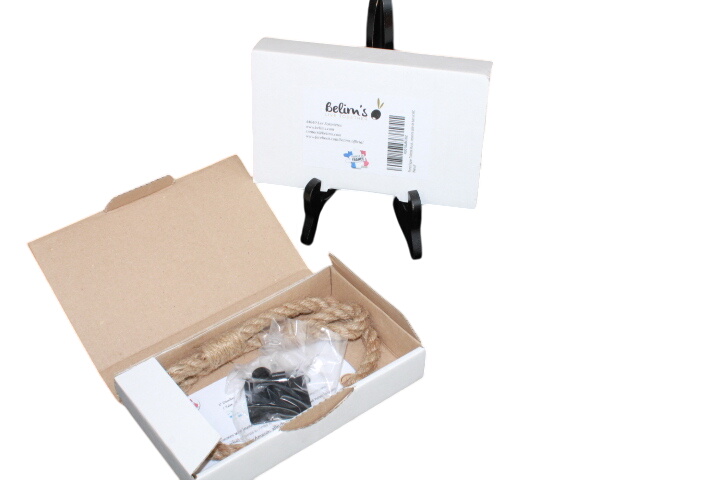 2 porte papier toilette ou embrases en corde avec fixation sans trou- neufs - Photo 0