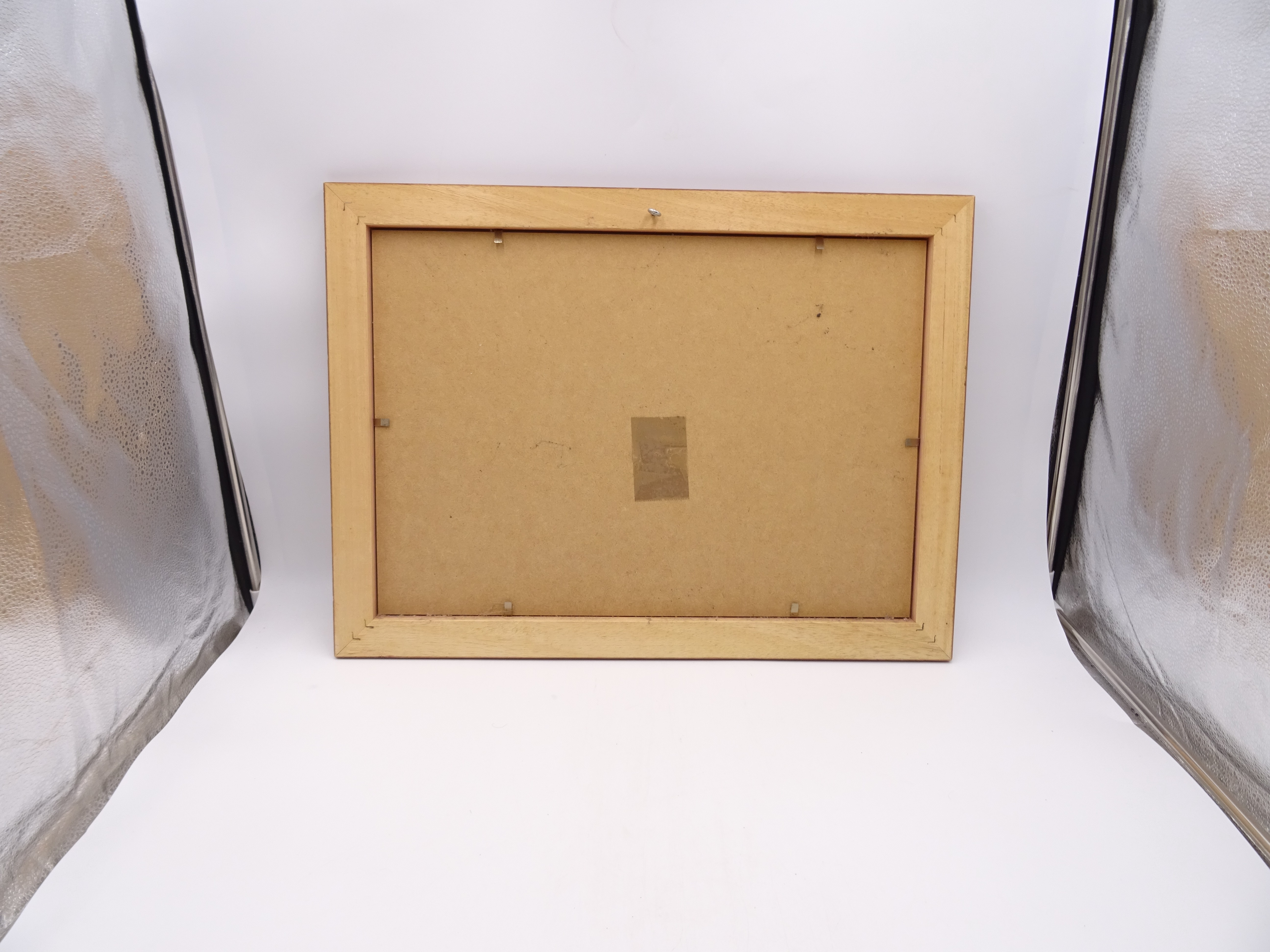 Impression sur papier "Les Iris" signée Danielle Lebeau - Bon état - Photo 3