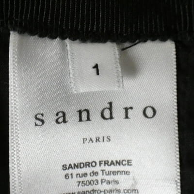 Jupe noire imprimée - Femme - SANDRO - Taille S - Photo 4