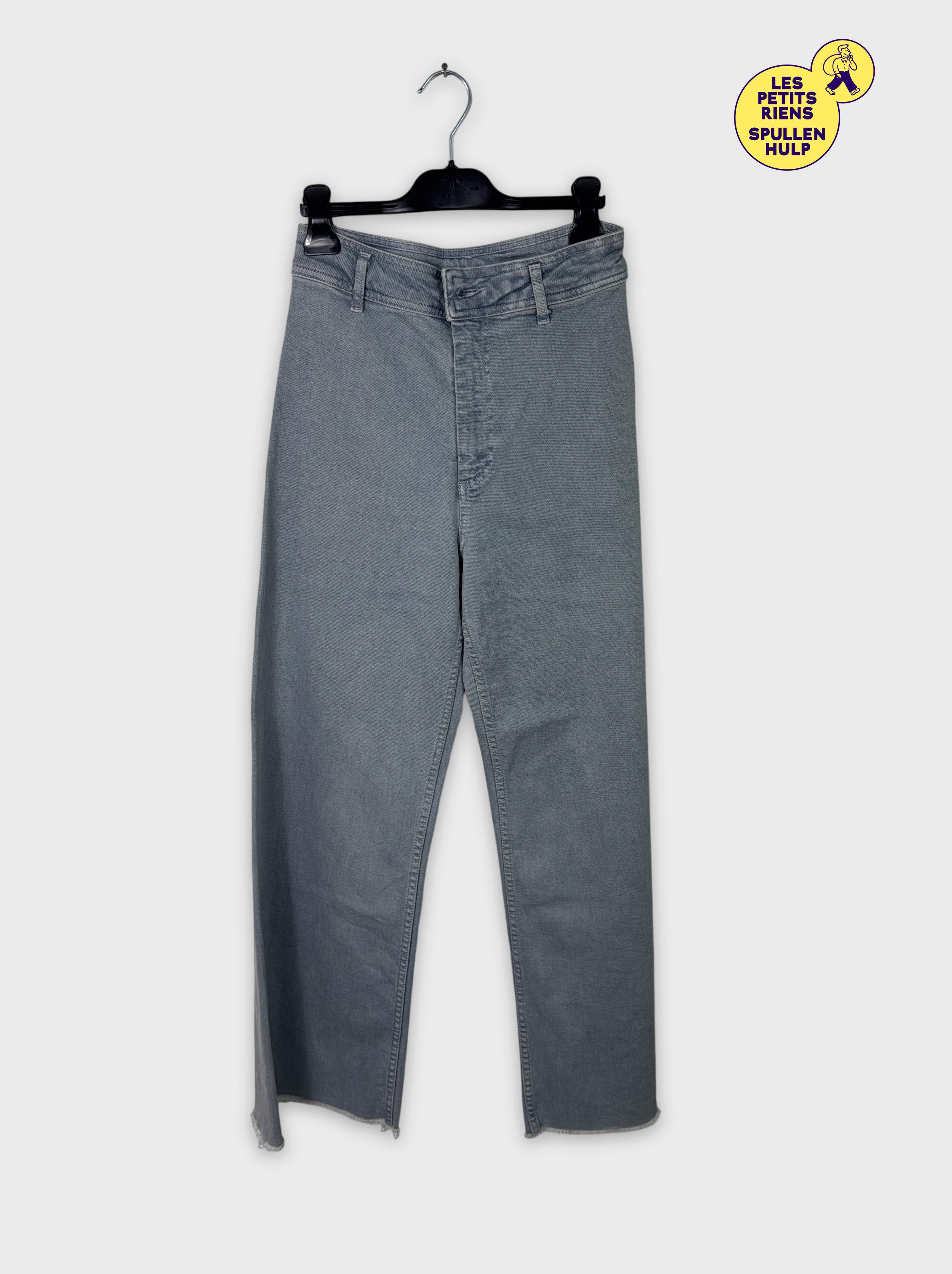 Pantalon Jean Bleu Délavé Coupe Droite Ourlet Franc Autre Très bon état -  reconditionné disponible sur Label Emmaüs