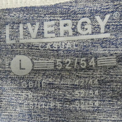 T-shirt bleu imprimé - Homme - Livergy - Taille 52/54 - Photo 4