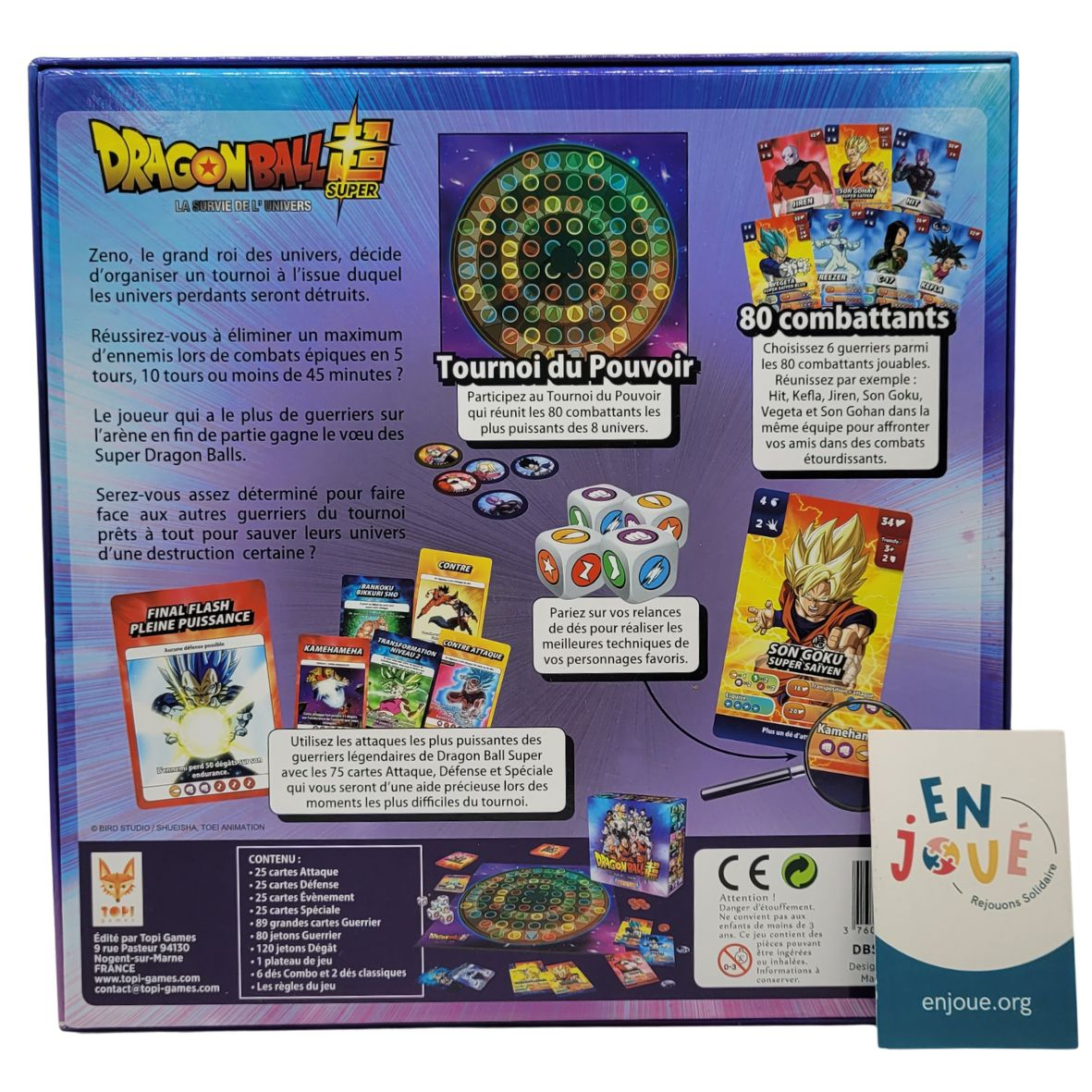 Jeu de société - DragonBall Super - La survie de l'univers -Topi Games - Dès 7 ans. Comme neuf - Vue 4 - 