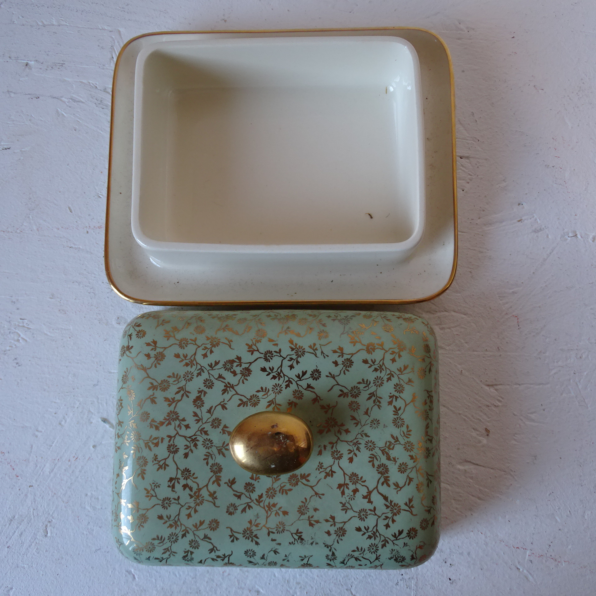 Grand beurrier "Villeroy et Boch - Mettlach" - Made in France - Label ...