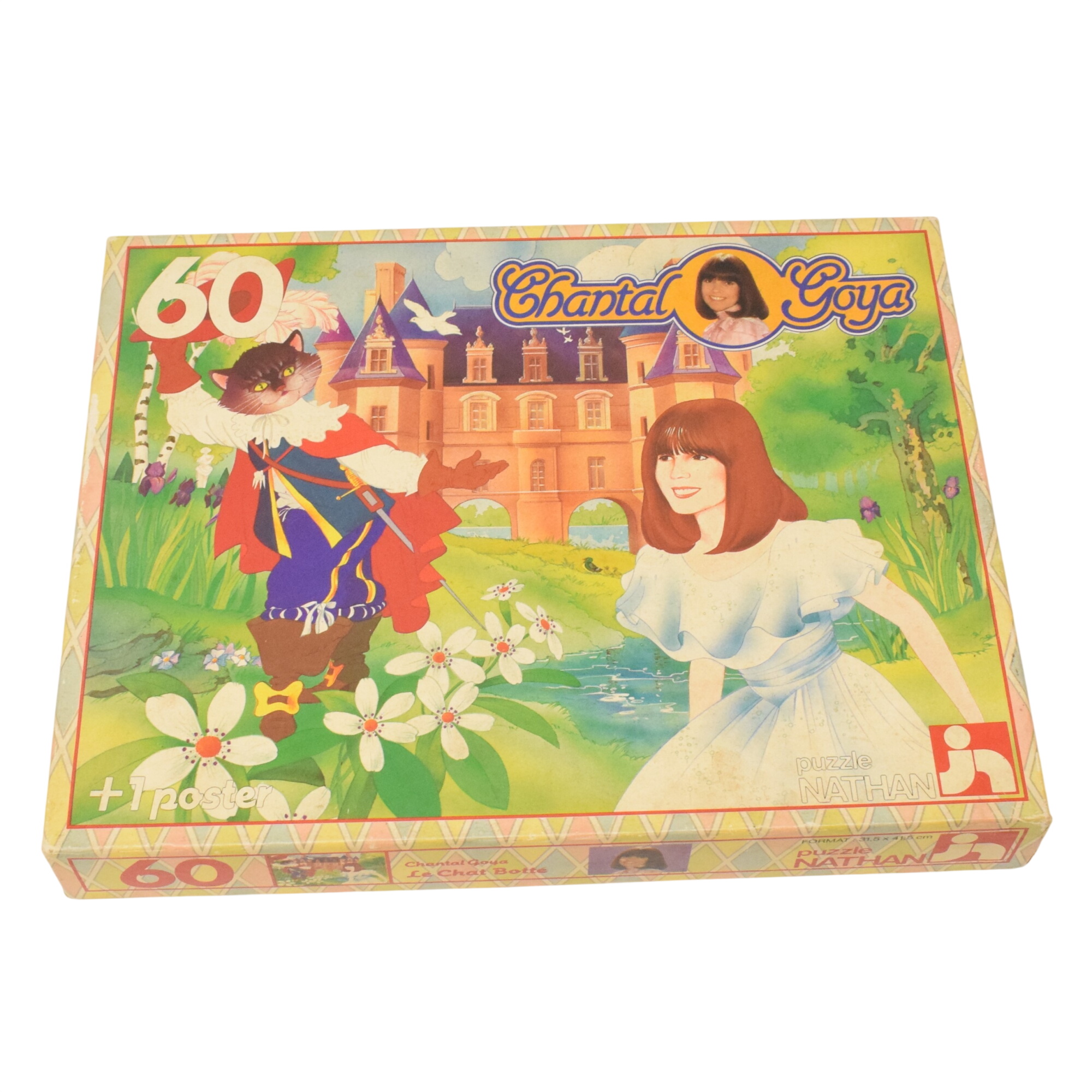 Acheter Puzzle 60 pièces Chantal Goya le chat botté jeux Nathan 1983 État correct - 10,00 € Puzzle 60 pièces Chantal Goya le chat botté jeux Nathan 1983 État correct - reconditionné disponible sur Label Emmaüs