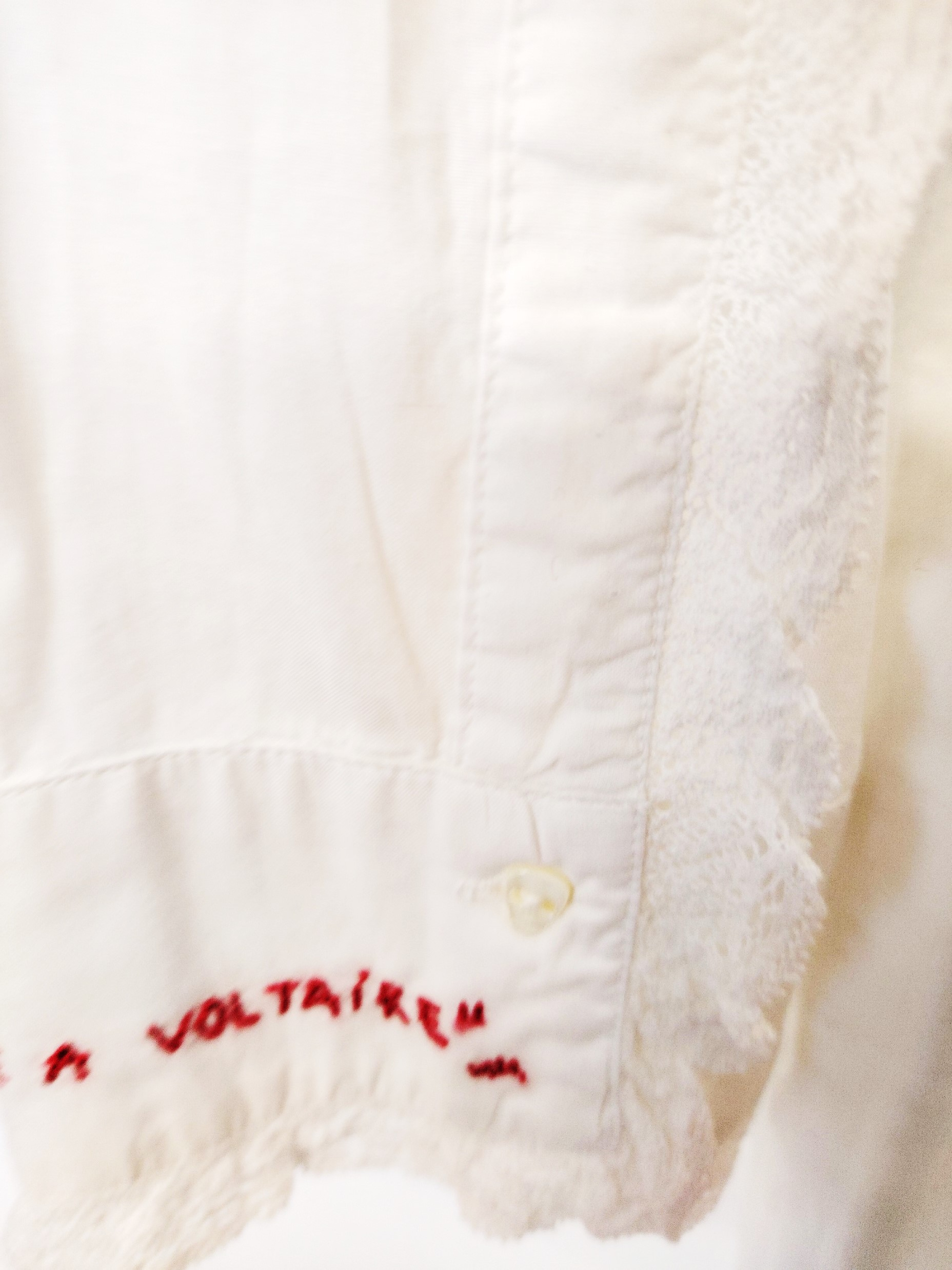 Zadig et Voltaire Robe Chemise blanche avec galon - Taille M - Photo 9