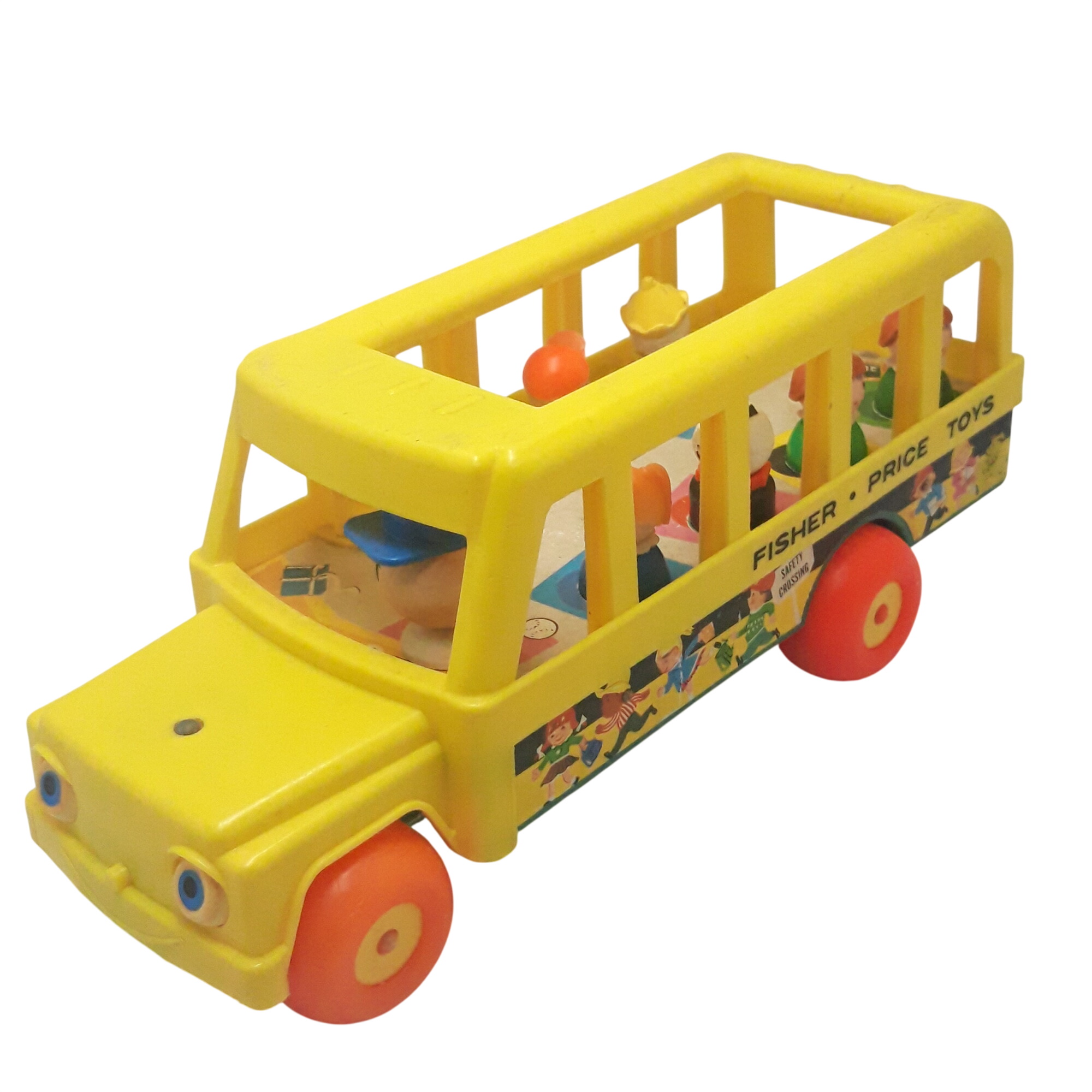 Acheter Ancien bus scolaire Fisher-Price 1964 Bon état - 48,00 € Ancien bus scolaire Fisher-Price 1964 Bon état - reconditionné disponible sur Label Emmaüs